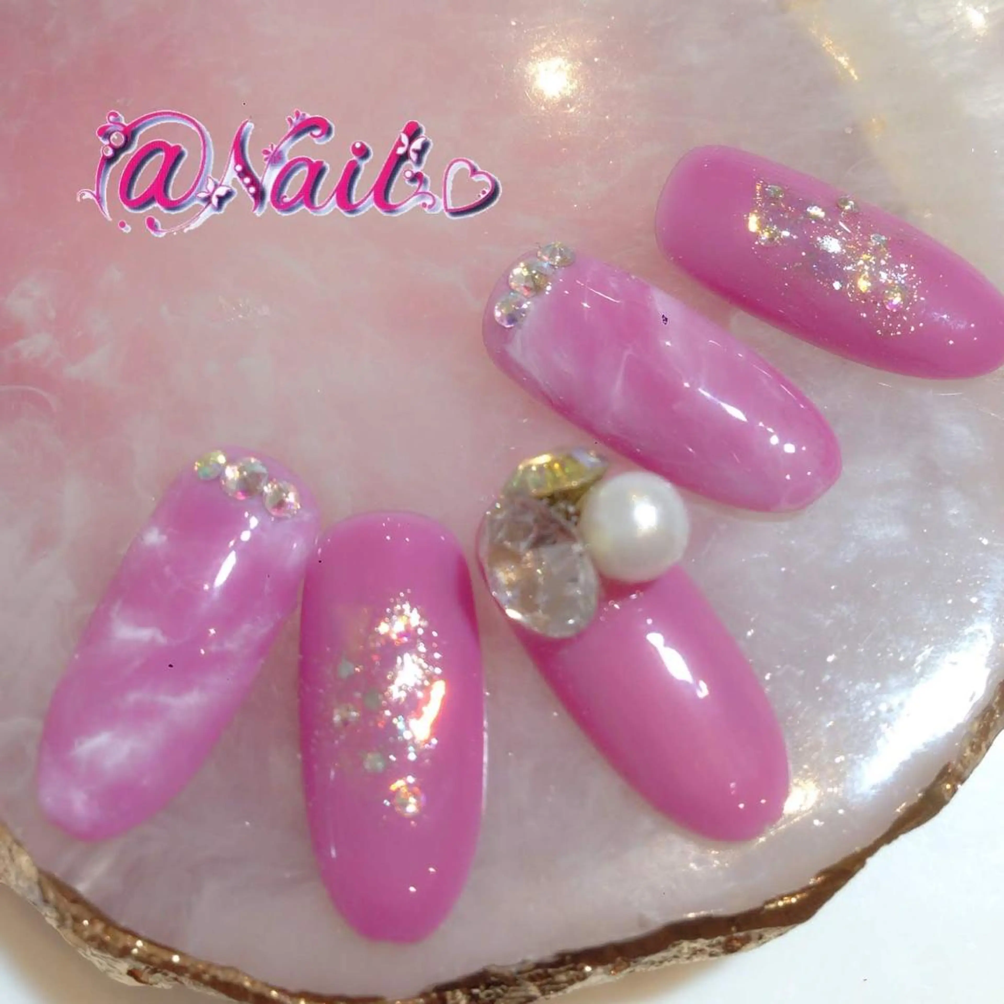 ネイル ネイルチップ 小尾 栞のネイルデザイン