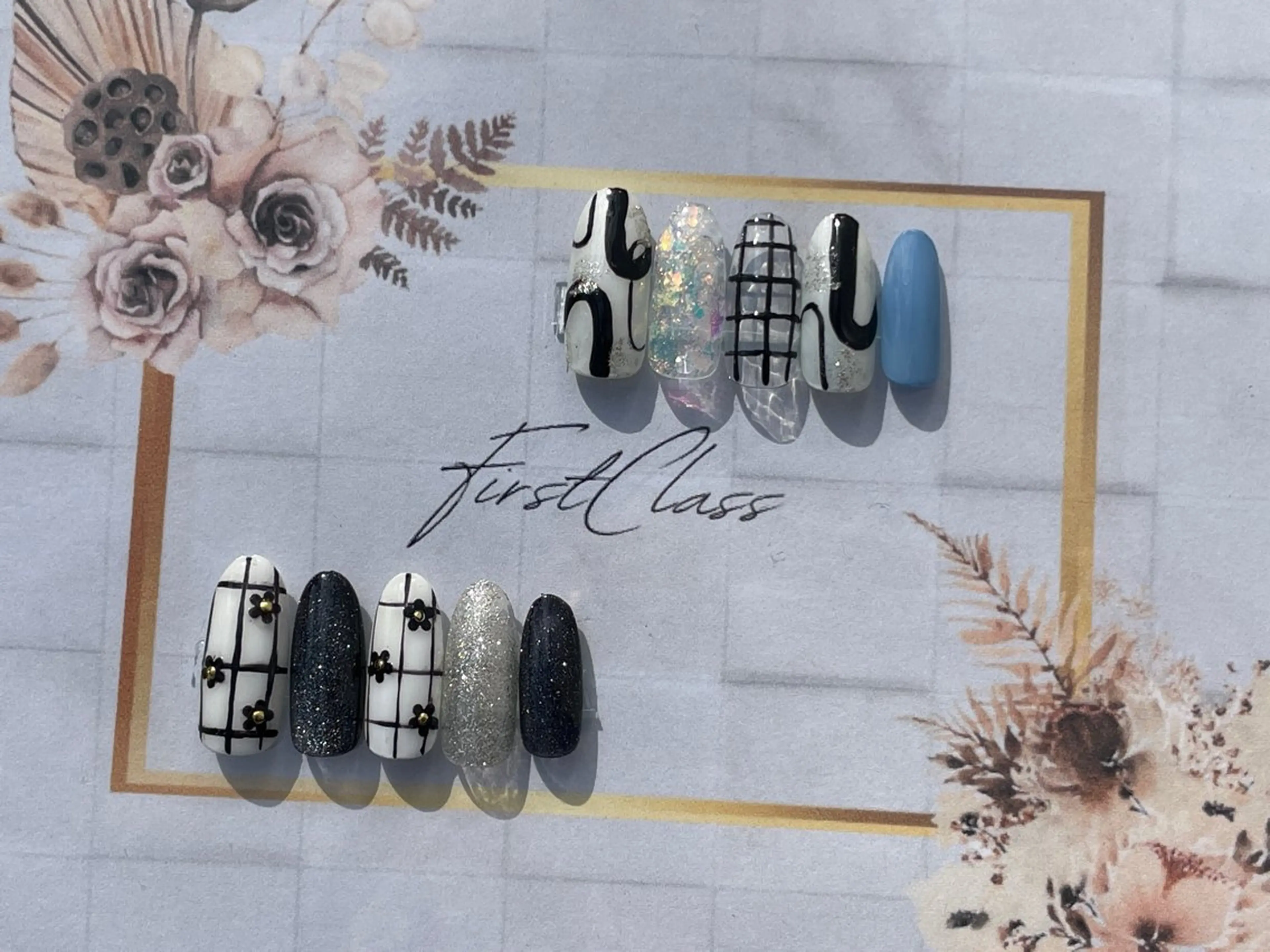 ネイル 長さ出し ハンドネイル 。 YURiのネイルデザイン