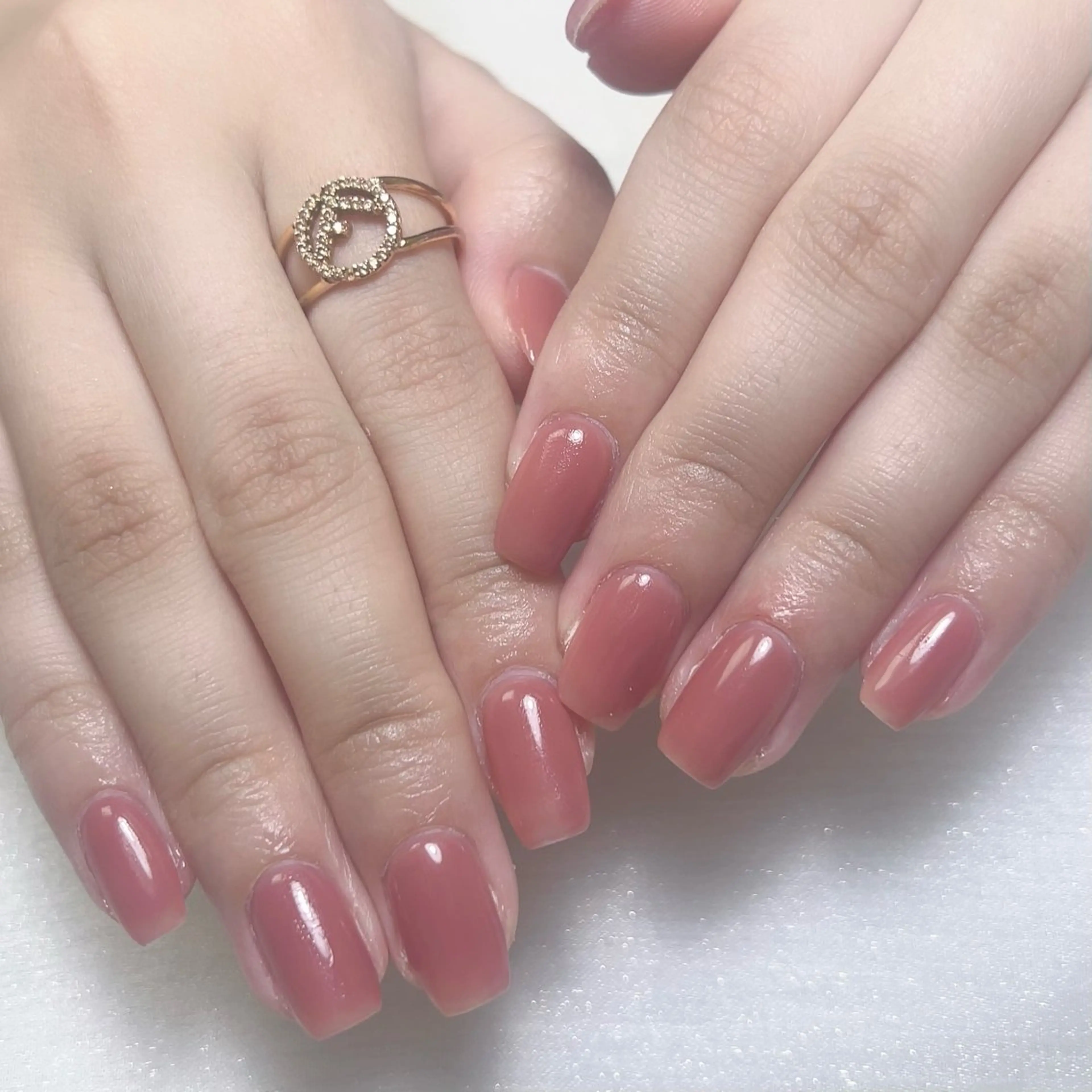 ネイル キラキラネイル 韓国ネイル マグネットネイル ピンク 春ネイル ハンドネイル Nail salon 木にいるのネイルデザイン