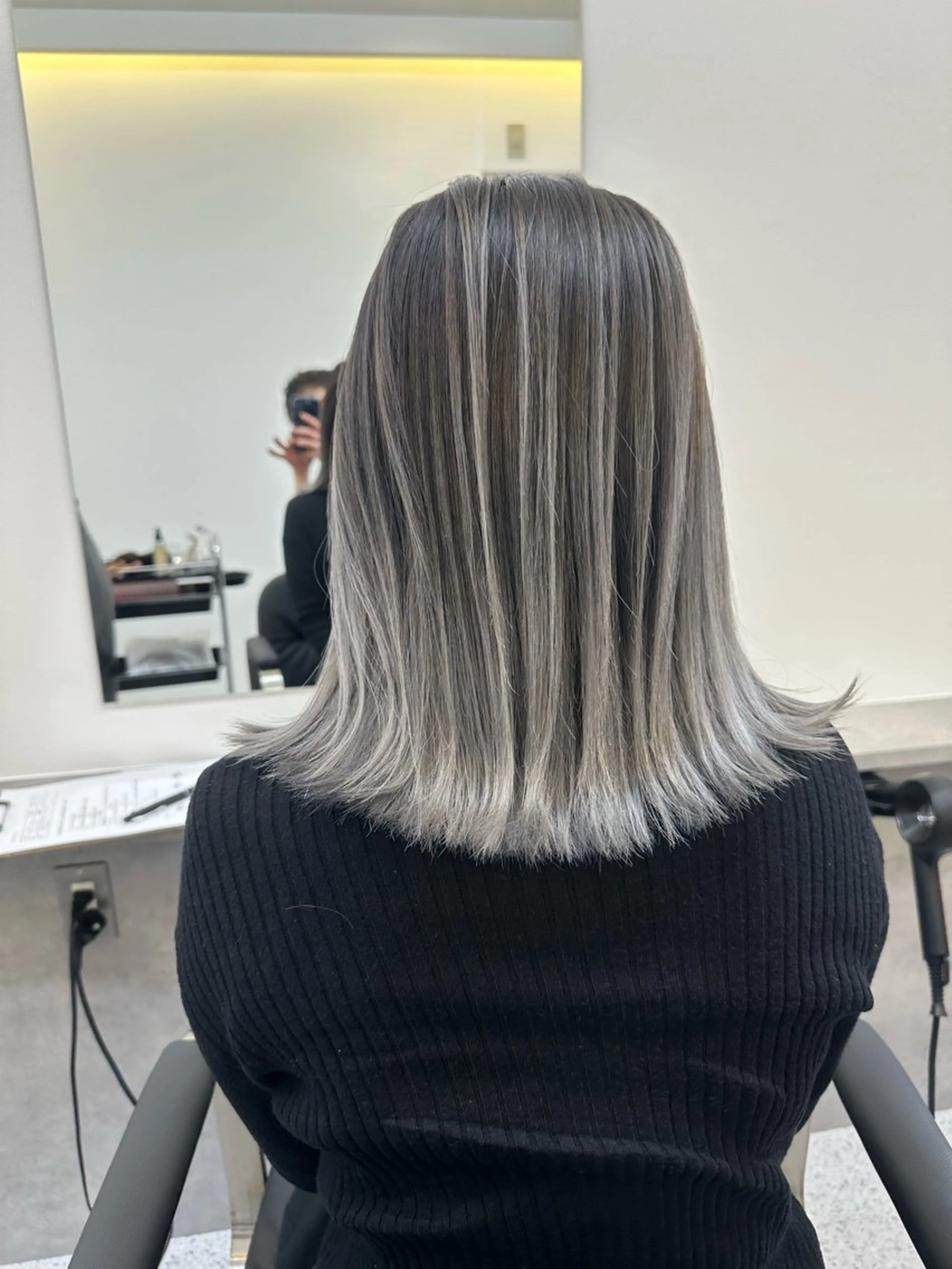 ミディアム カラー ヘアアレンジ 久米 治仁のヘアスタイル