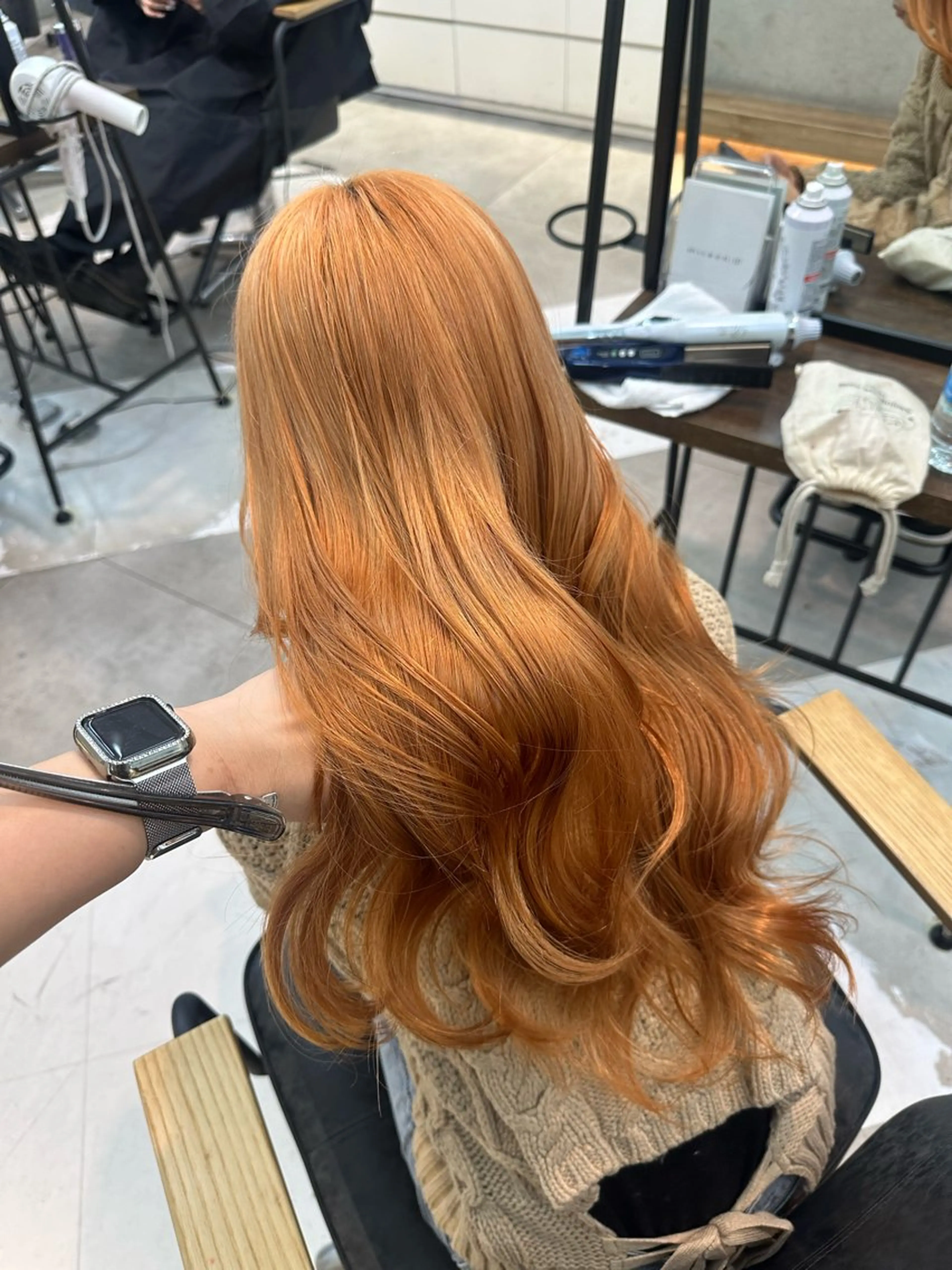 ロング カラー ヘアカラー 韓国ヘアメンズ・レデ ィース特化ミクのヘアスタイル