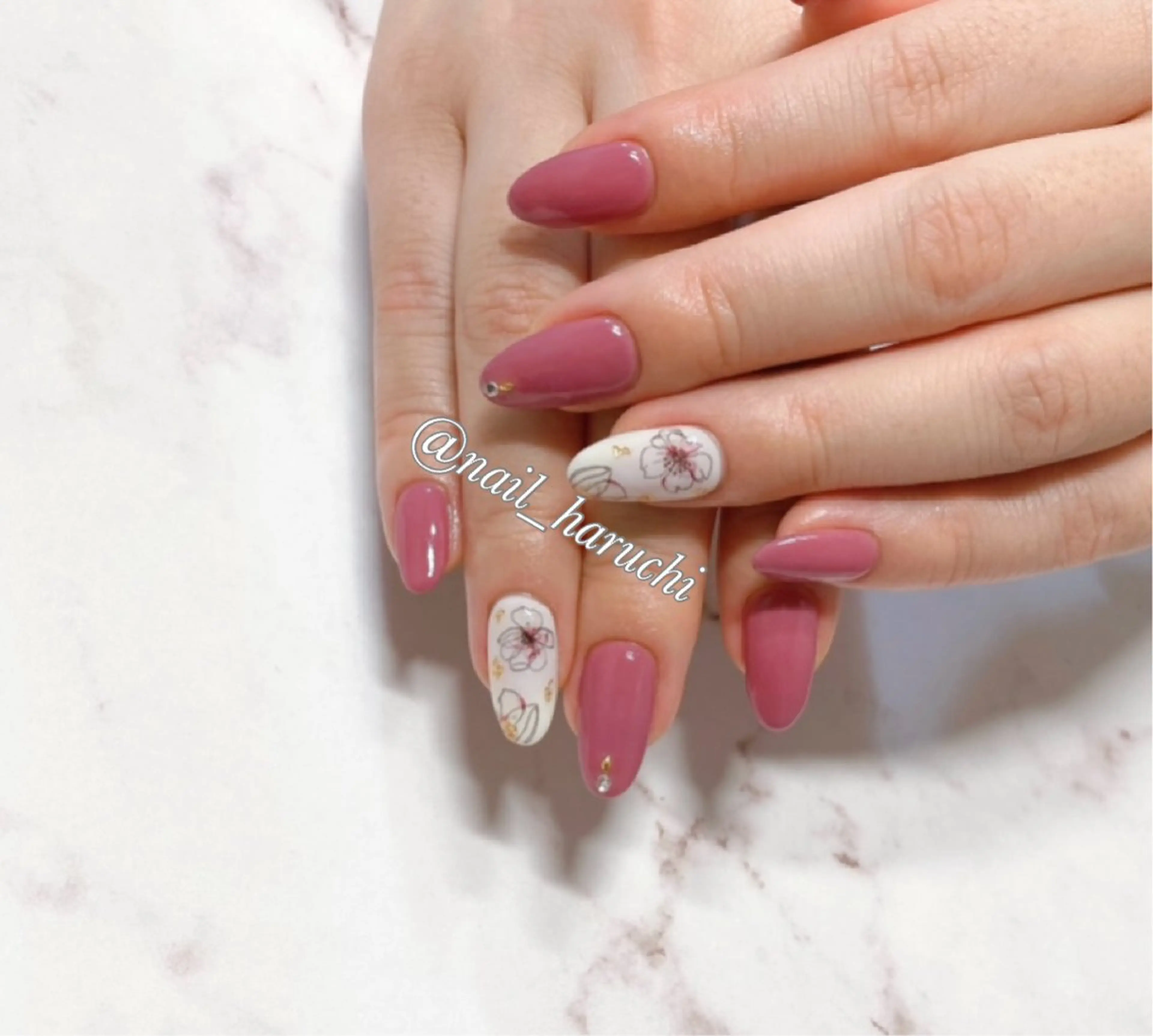 ネイル ハンドネイル HaRu nailのネイルデザイン