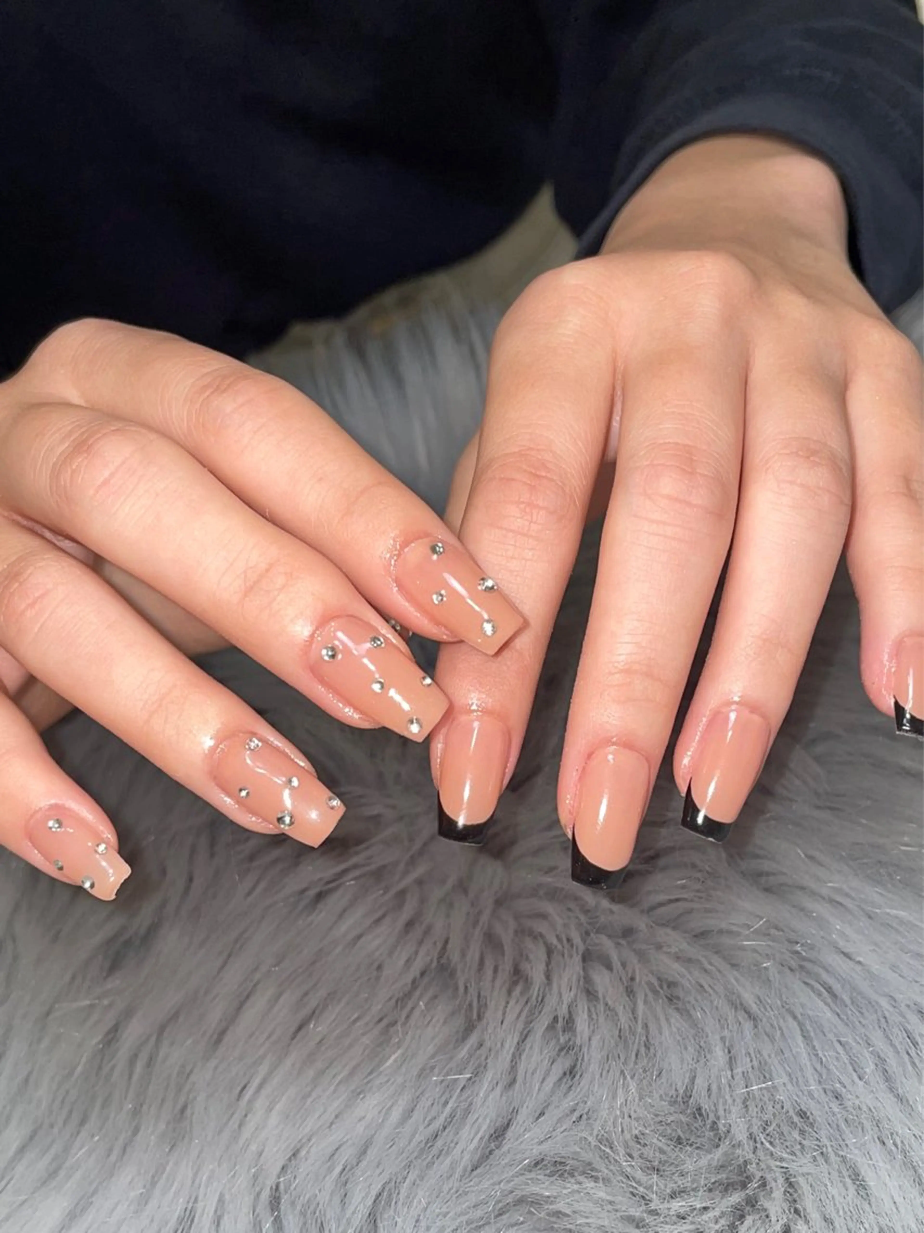 ネイル ラメ(グリッター) ハンドネイル RICO Nail パーツつけ放題🌈のネイルデザイン