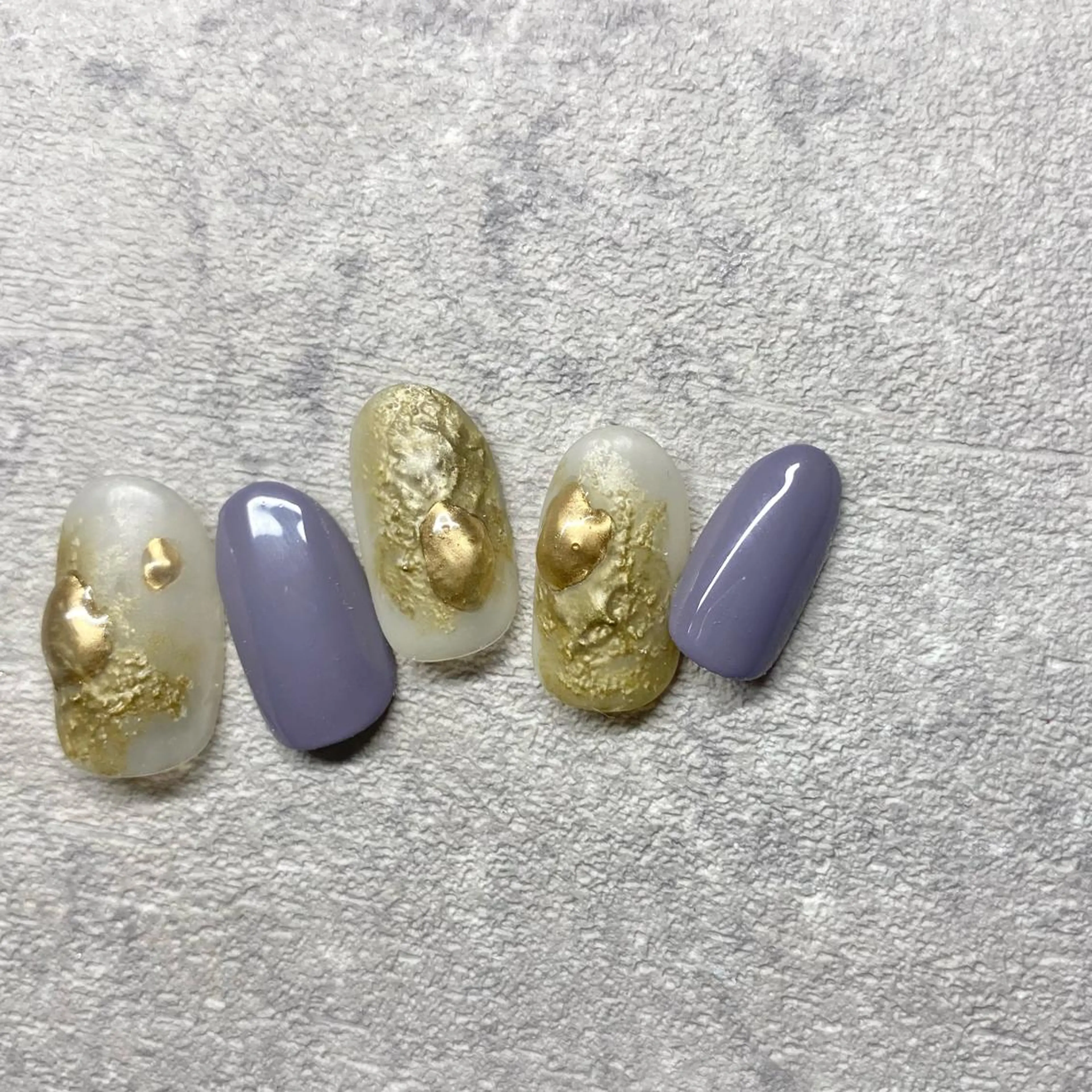 ネイル アートネイル フットネイル ニュアンスネイル 冬ネイル 山田 貴子のネイルデザイン