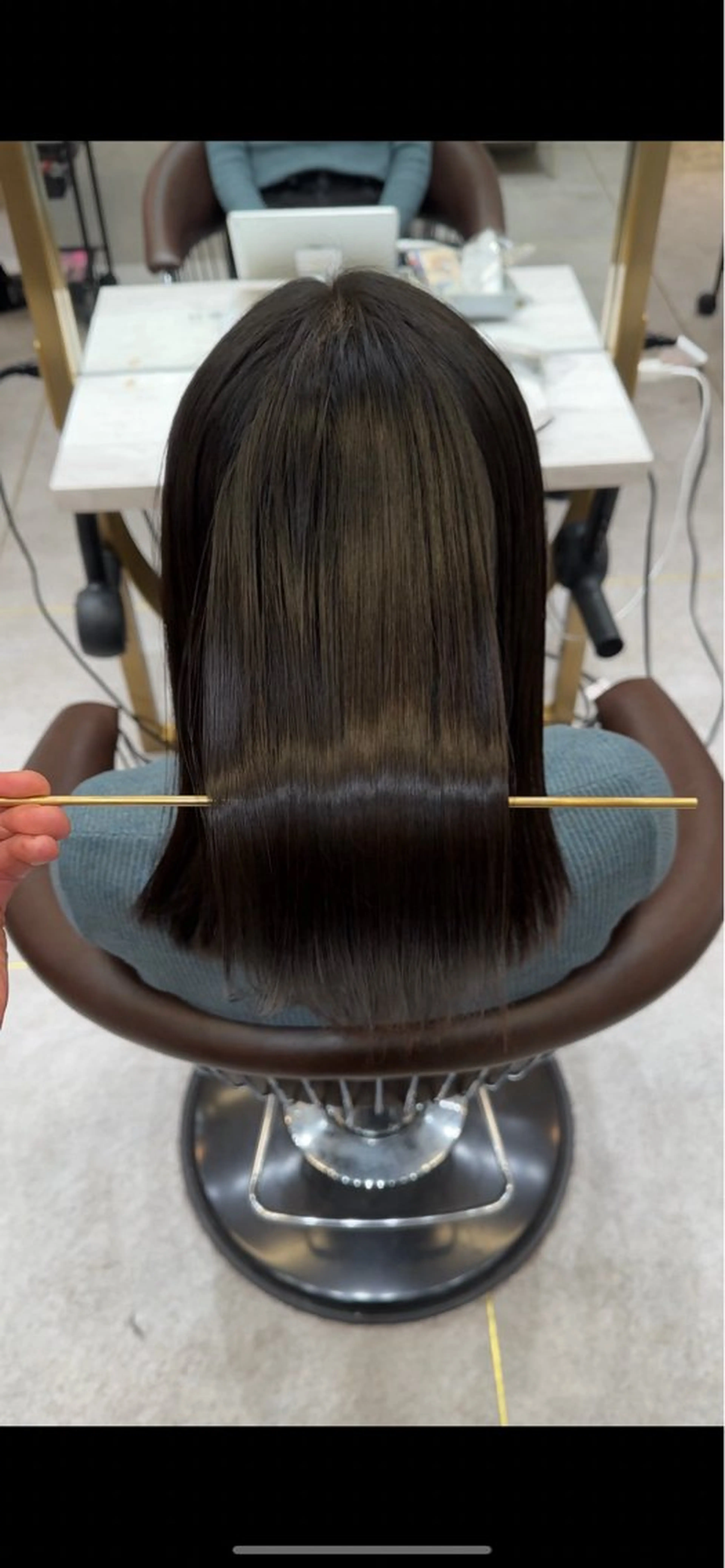 ミディアム カラー 髪質改善 縮毛矯正 トリートメント カット 縮毛矯正 トリートメント ✨レイヤー/韓国 /✨ヘア山下　遥のヘアスタイル