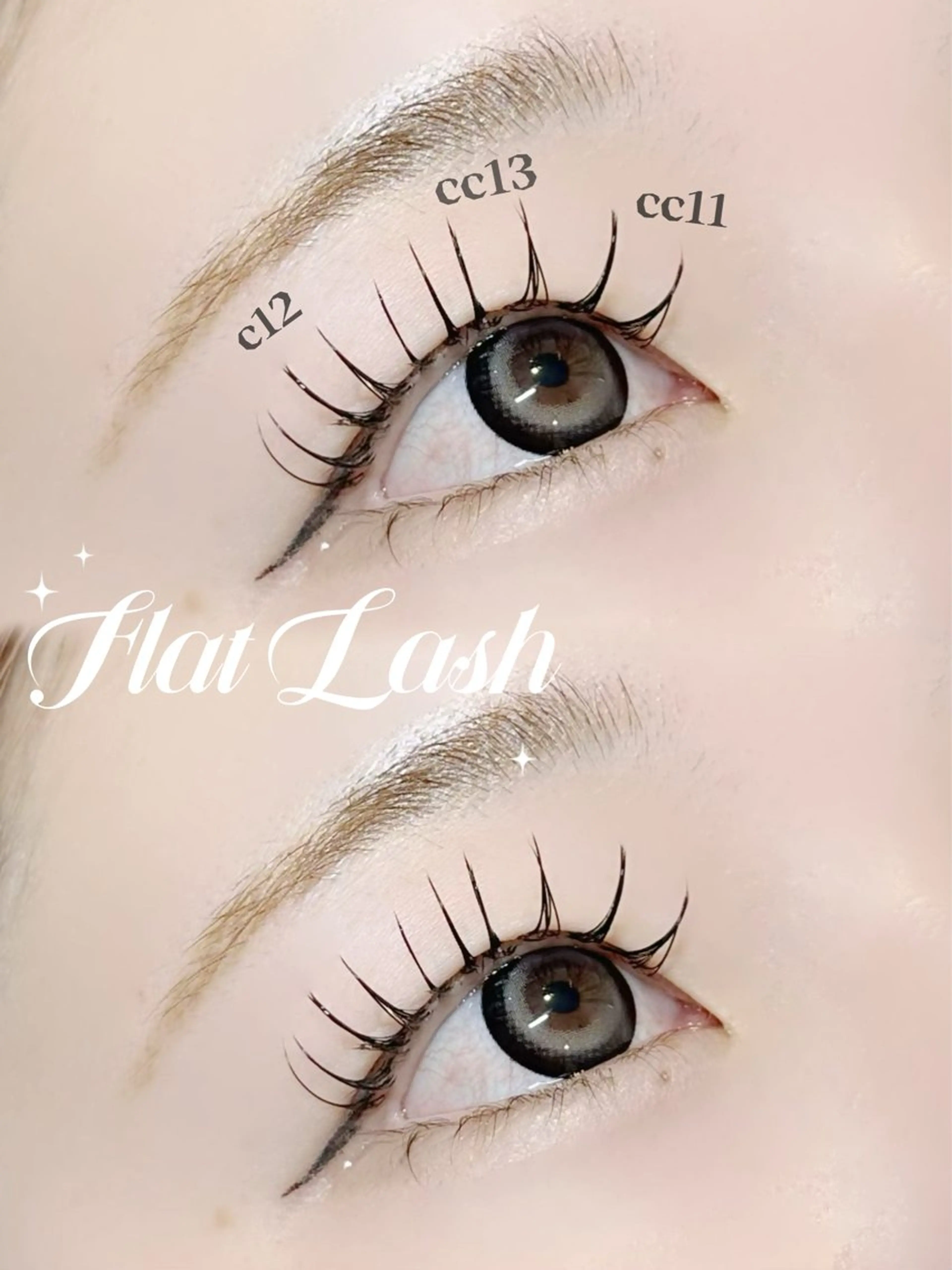 マツエク・マツパ フラットラッシュ 井上 沙耶のマツエク・マツパデザイン