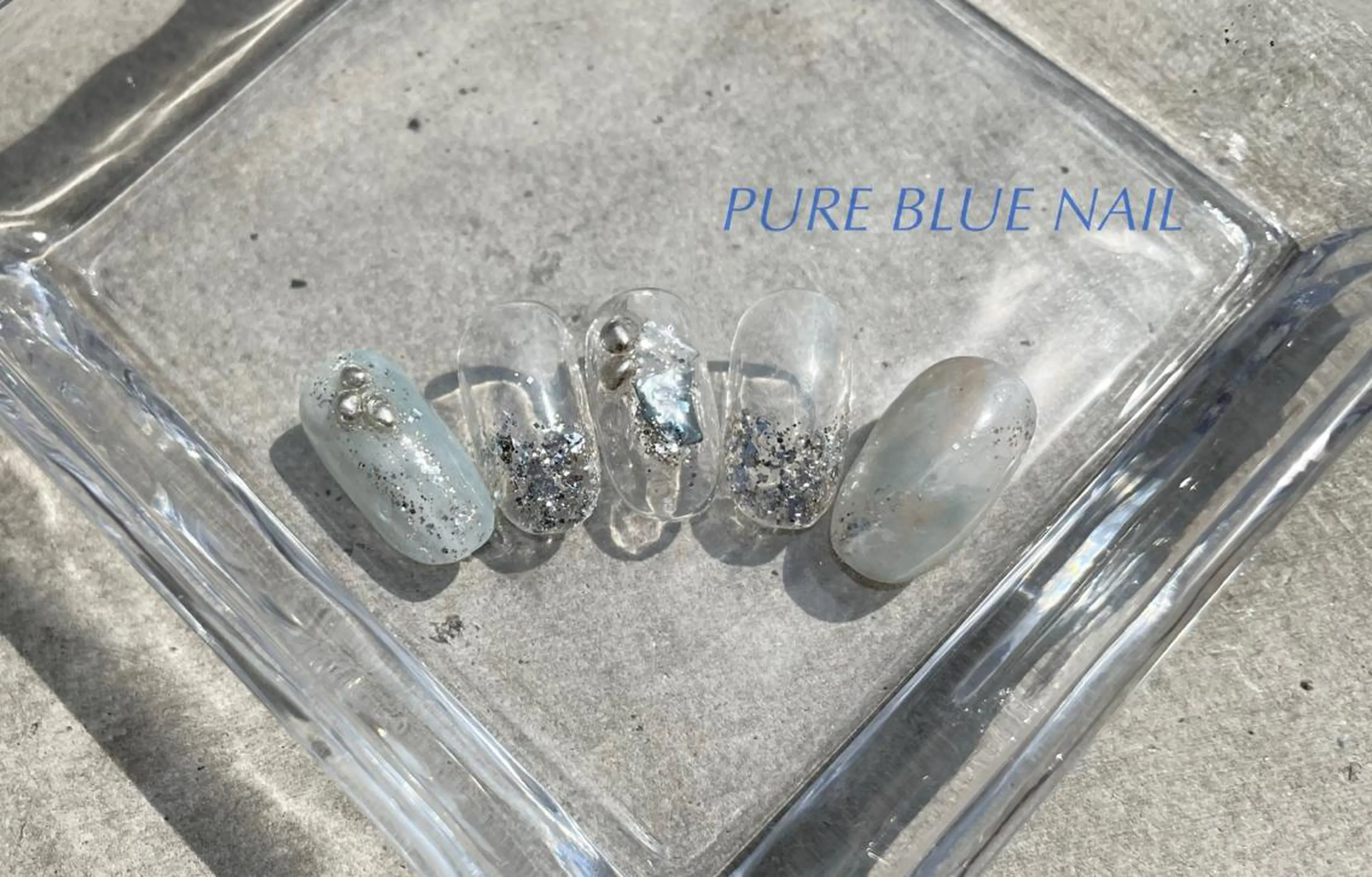 ネイル PURE BLUE NAILのネイルデザイン