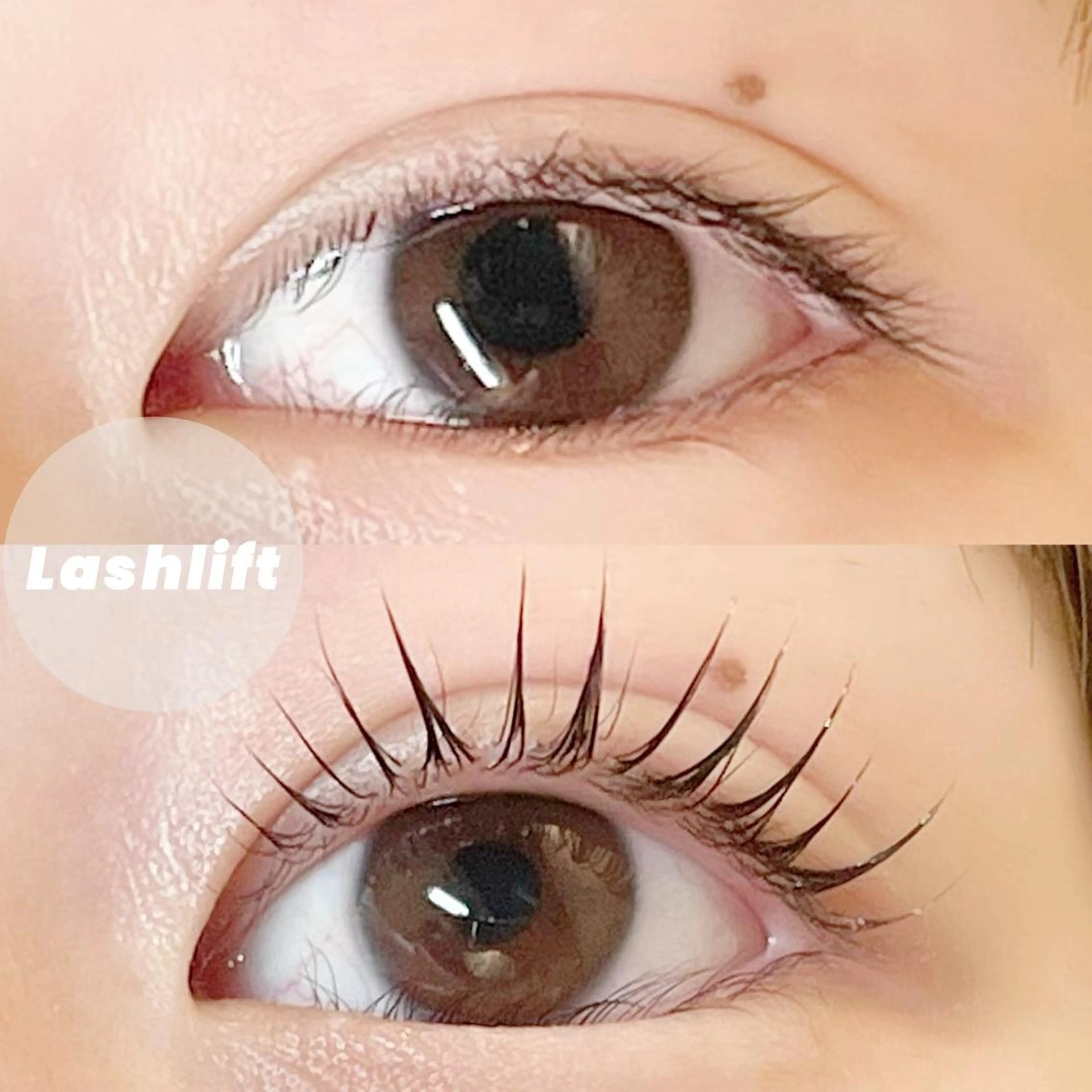 ケラチン配合ラッシュリフトの写真