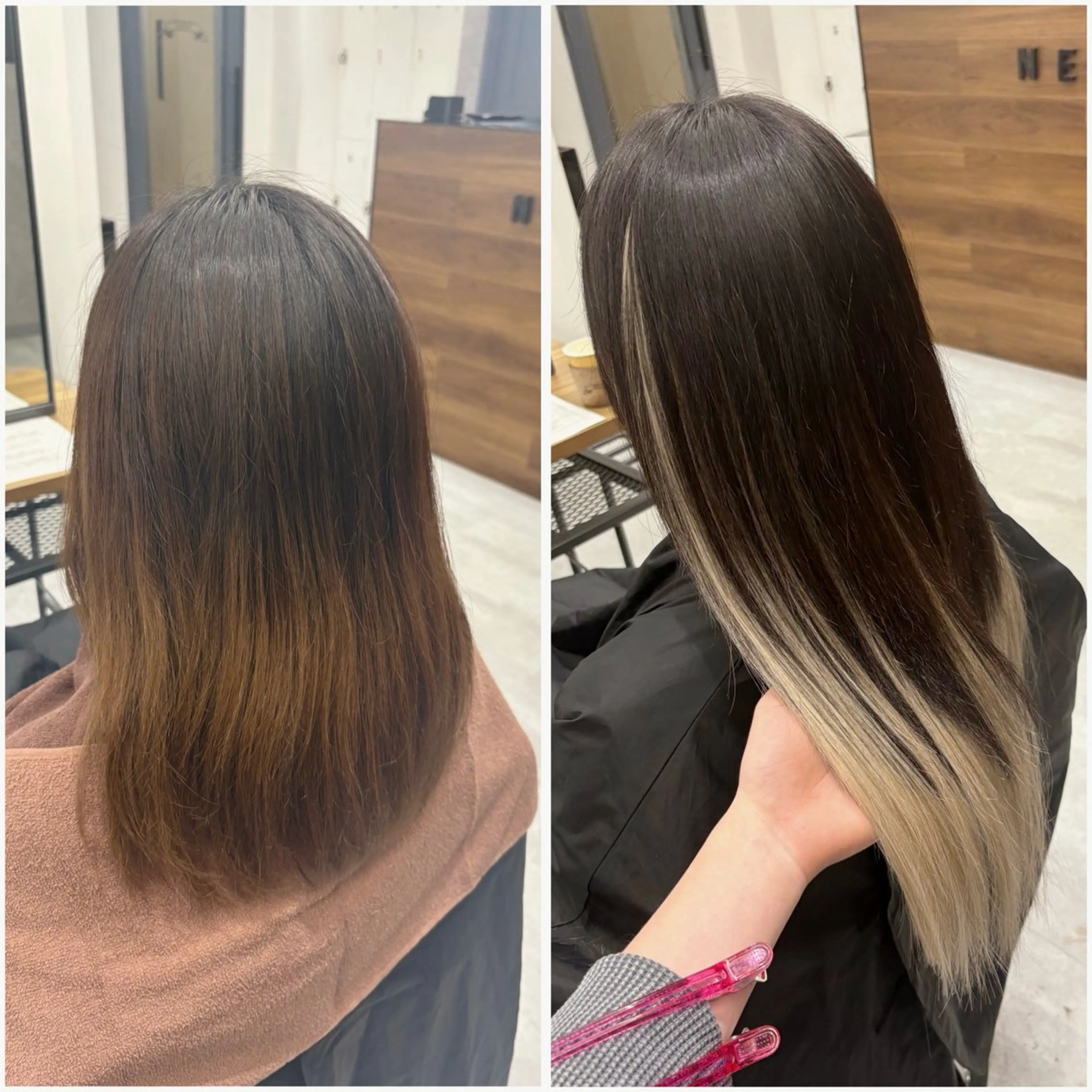 ロング エクステ ヘアカラー エクステ SHUNTA✨ NEXT/ブリーチのヘアスタイル