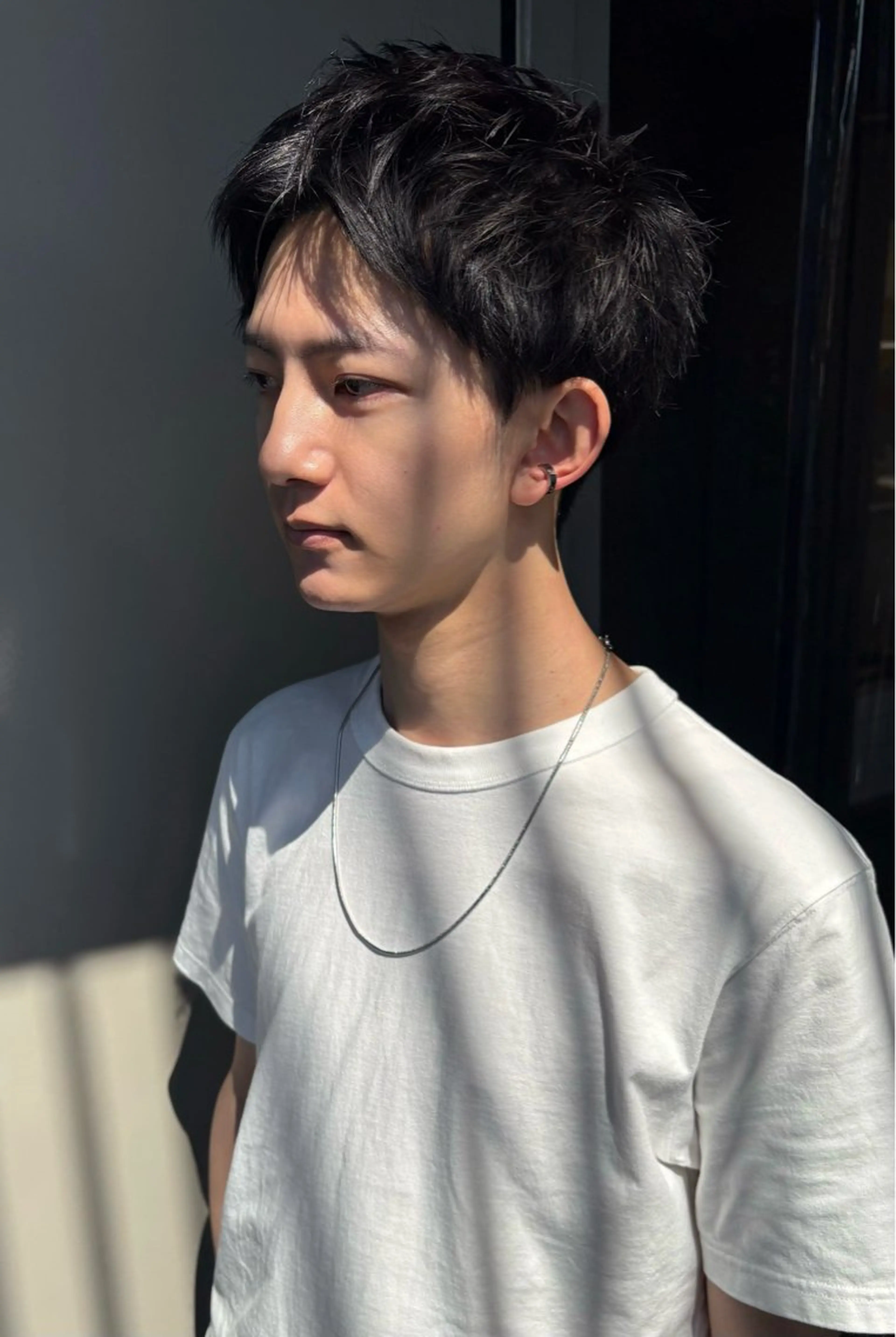 ショート メンズ スパイキーショート 刈り上げ ショートヘア カット 鈴木 颯真ウィリアムのヘアスタイル