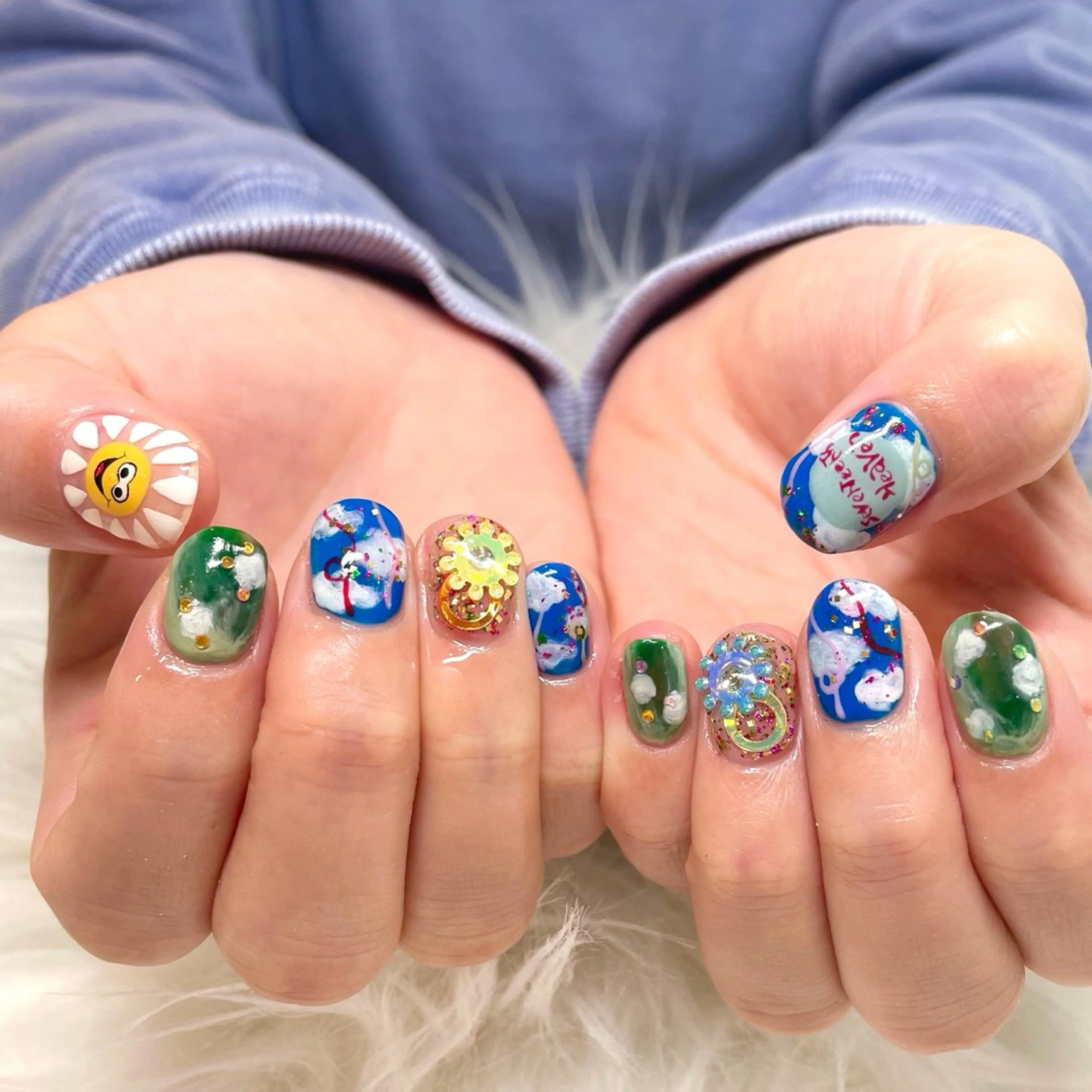 ネイル ハンドネイル 新井 ひなののネイルデザイン