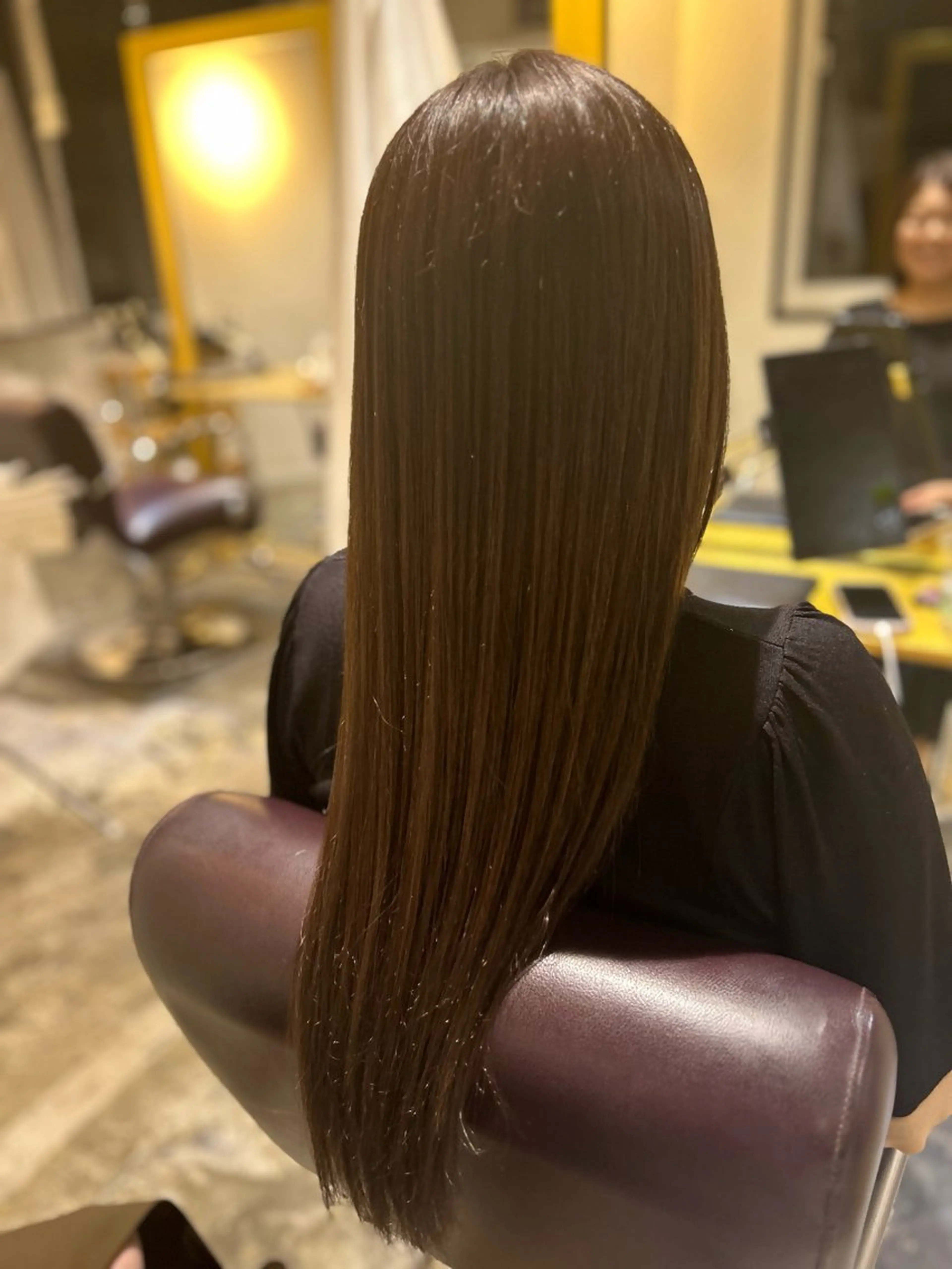 ロング カラー 縮毛矯正／レイヤー／ 🌟mizukiのヘアスタイル