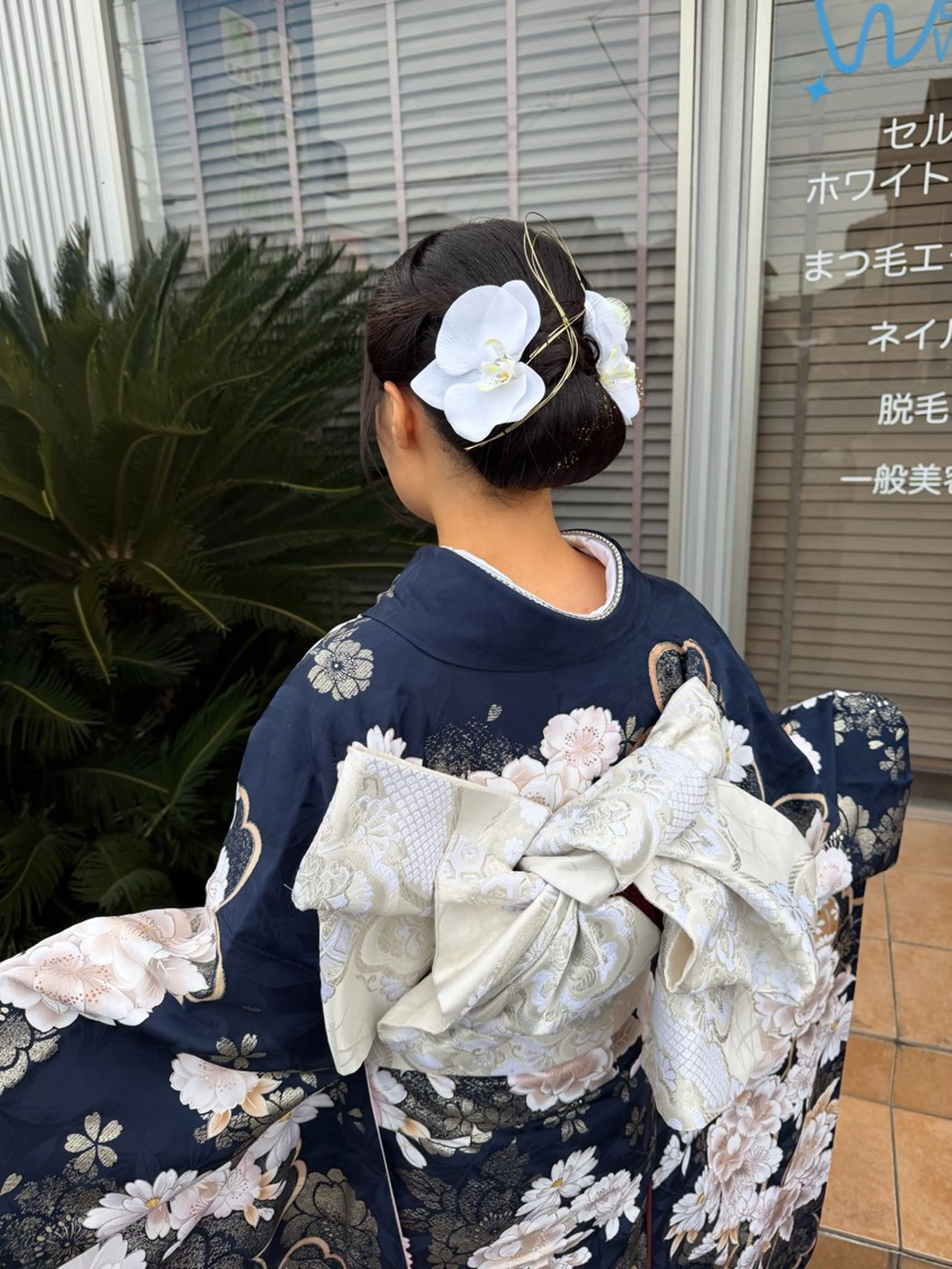 セミロング ヘアアレンジ ヘアセット Felice Erikaのヘアスタイル