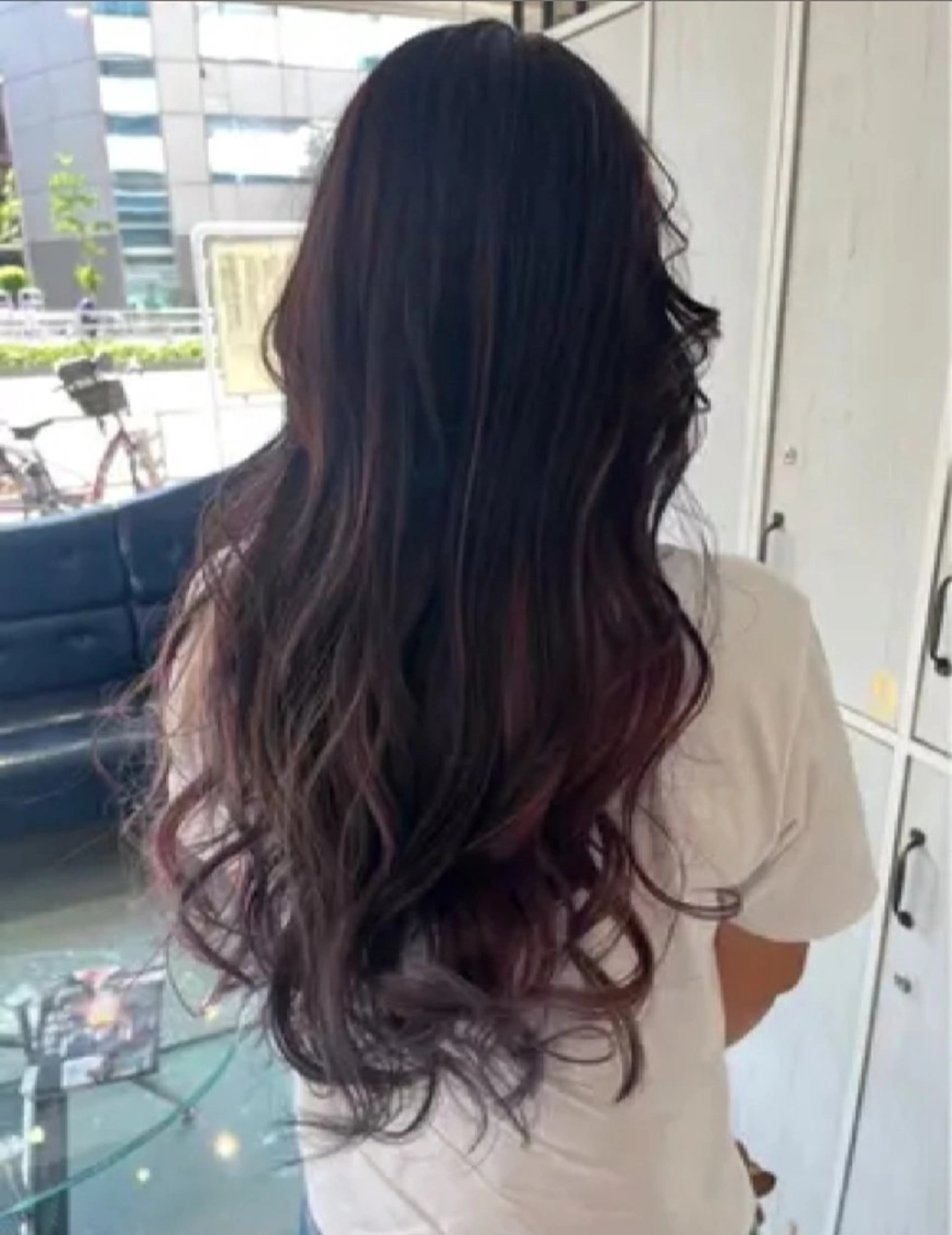 巻き下ろしヘア ¥2400の写真