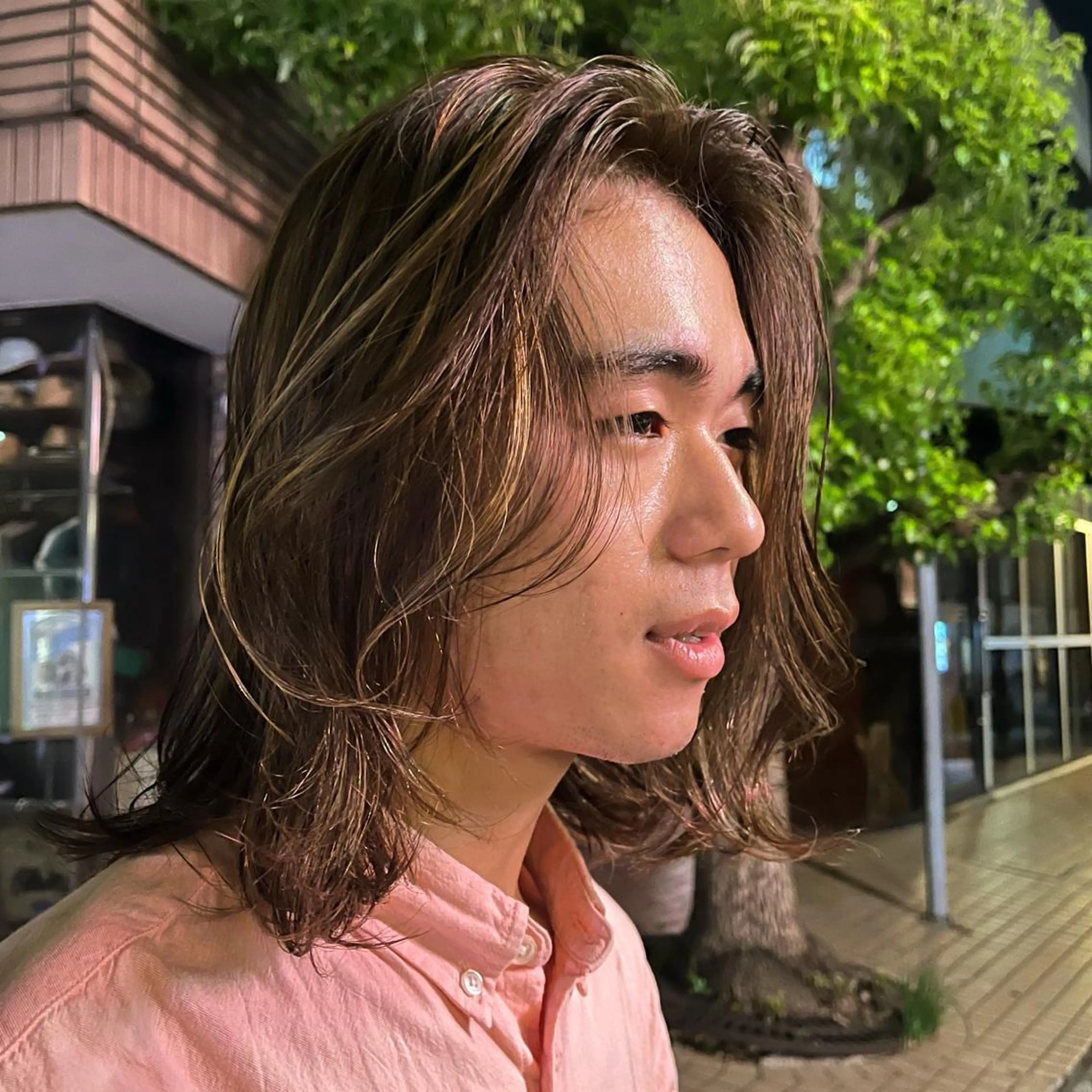 ミディアム カラー ボブハイトーン🦖 デザインMAMIのヘアスタイル