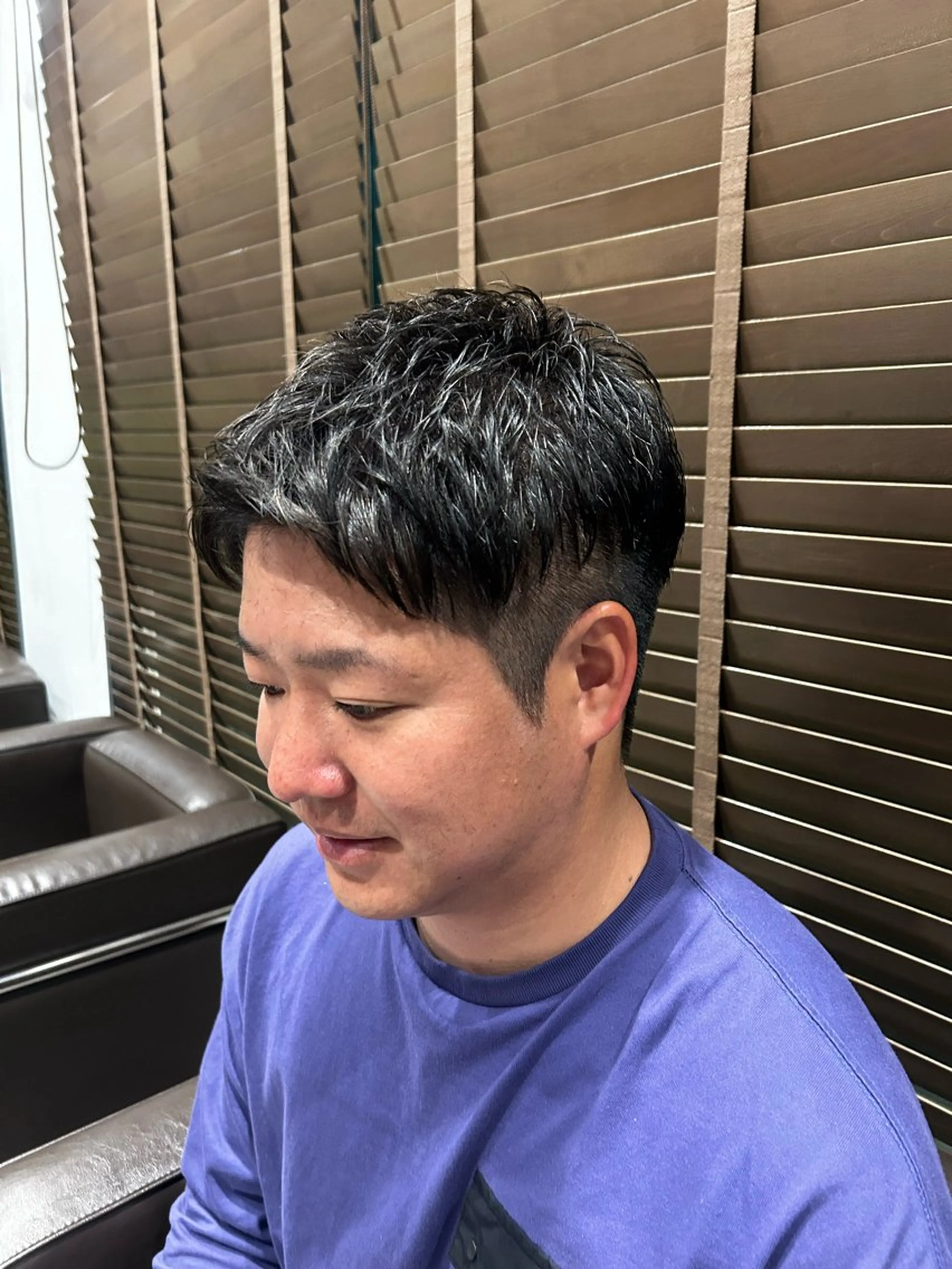 パーマ メンズ 永縄 ゆい真のヘアスタイル