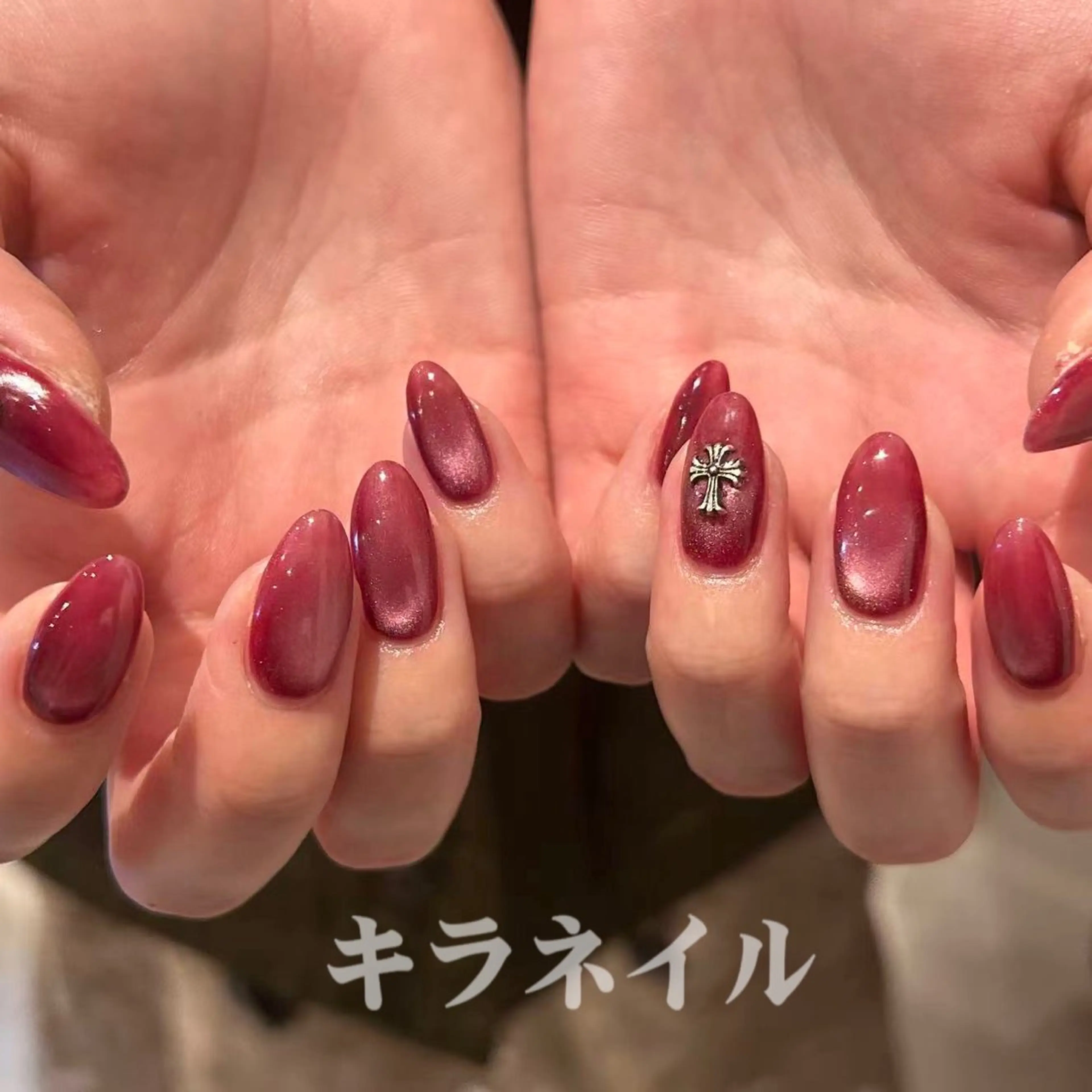 ネイル ハンドネイル 🎀kira 長さだし💗モチ最高のネイルデザイン