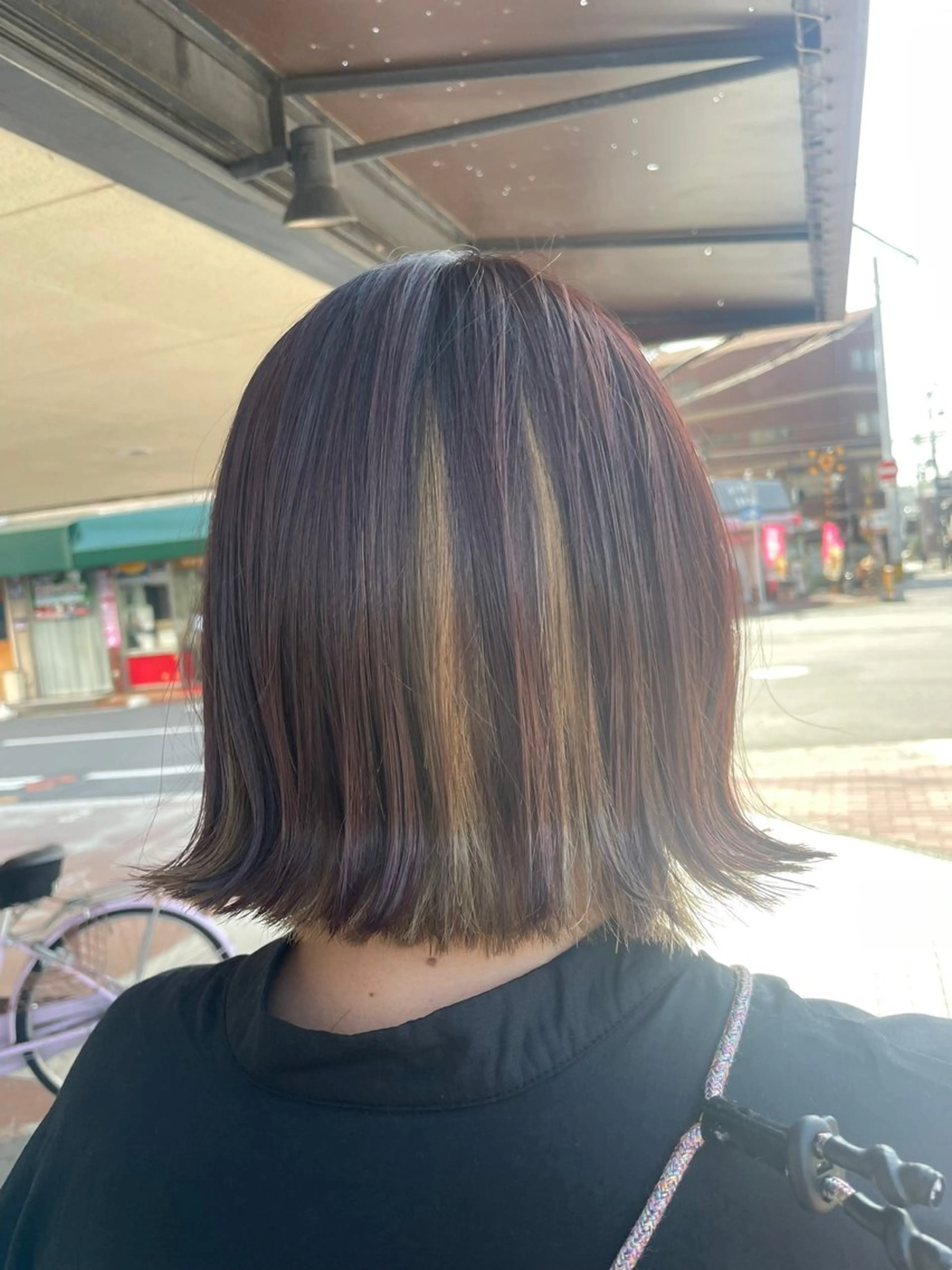 ミディアム カラー 浅香山✨美髪✨ やまもとあきこのヘアスタイル