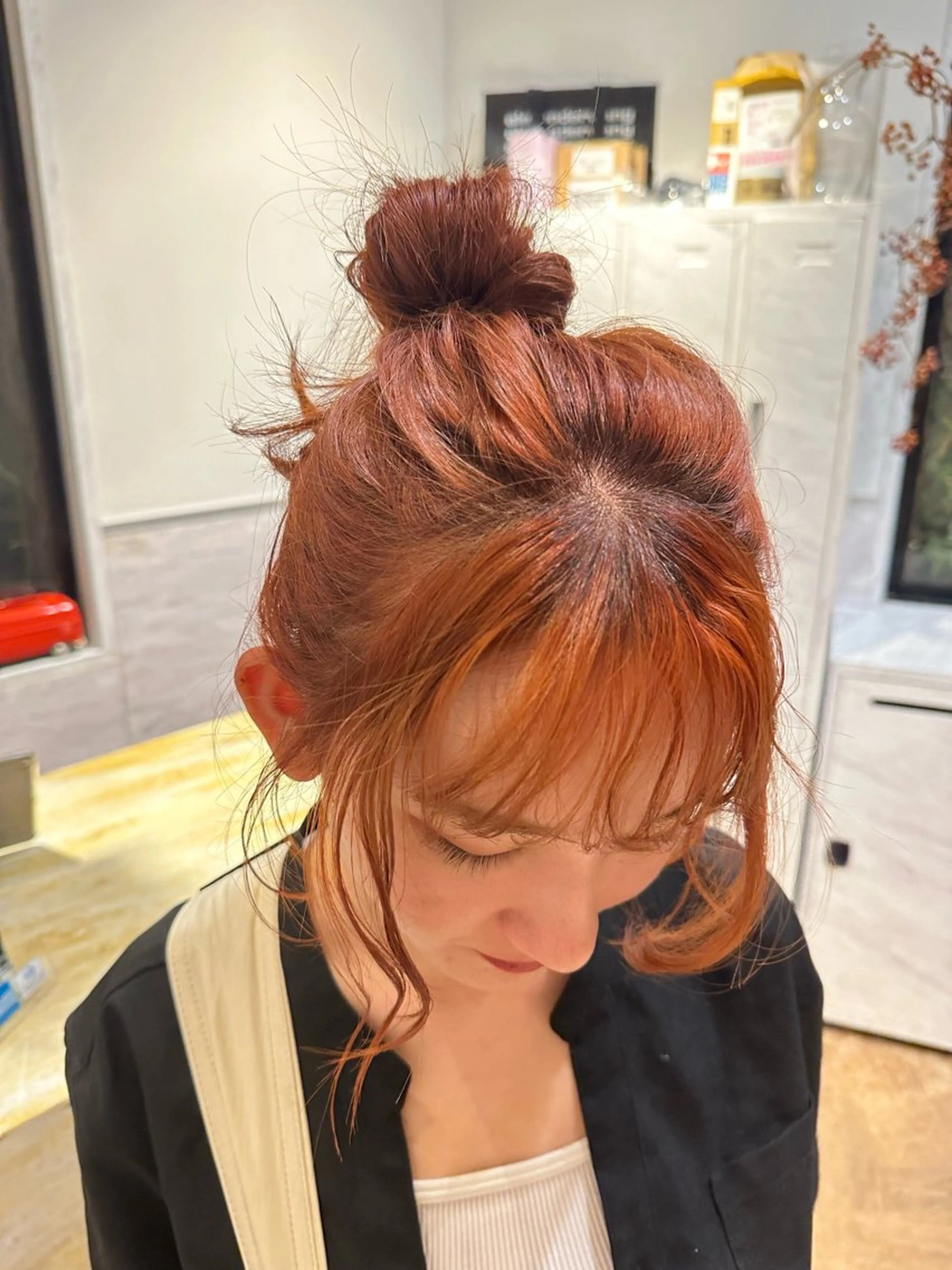 ロング カラー ヘアアレンジ 鈴木 詩穂のヘアスタイル