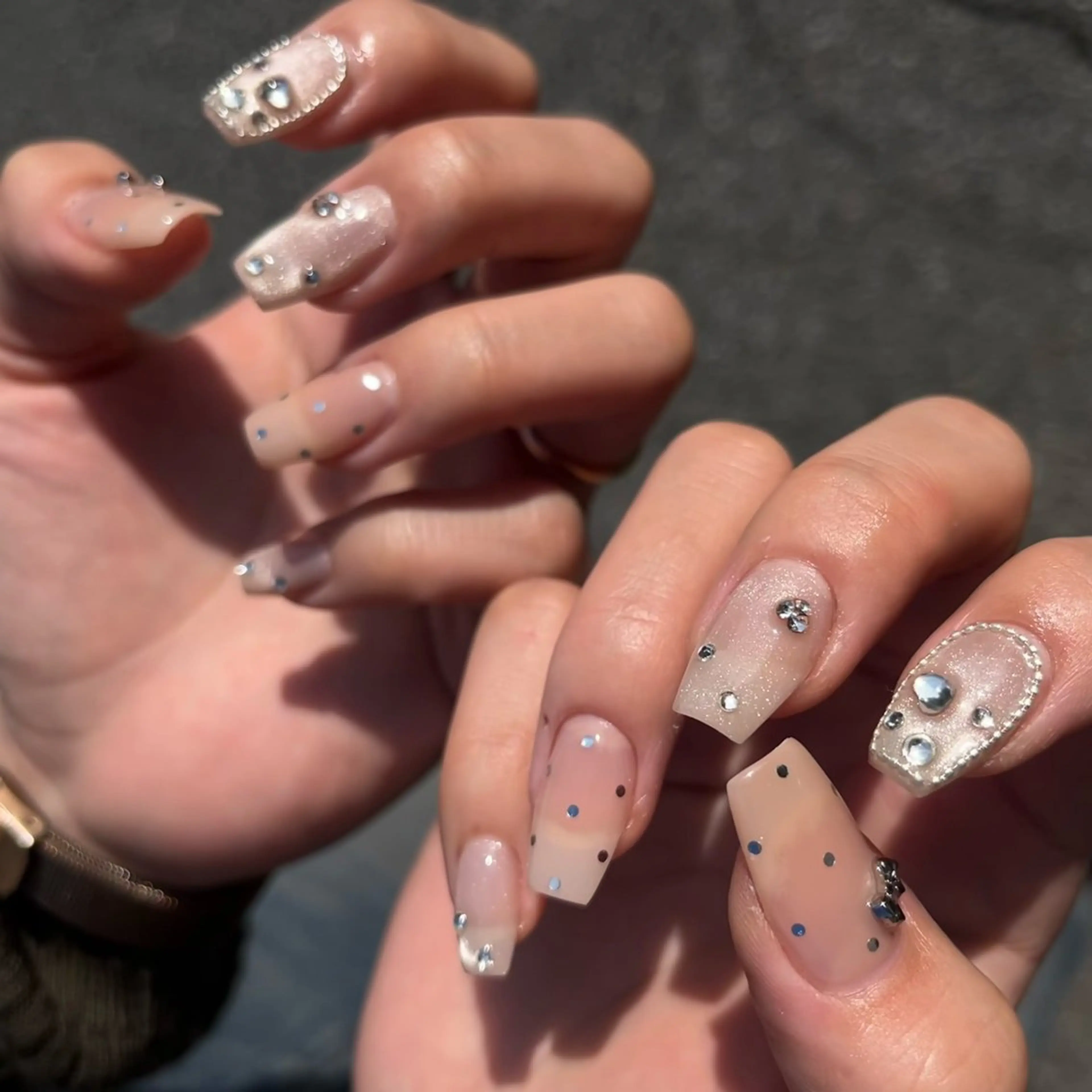 ネイル 長さ出し Allure戸祭店 yukinoのネイルデザイン