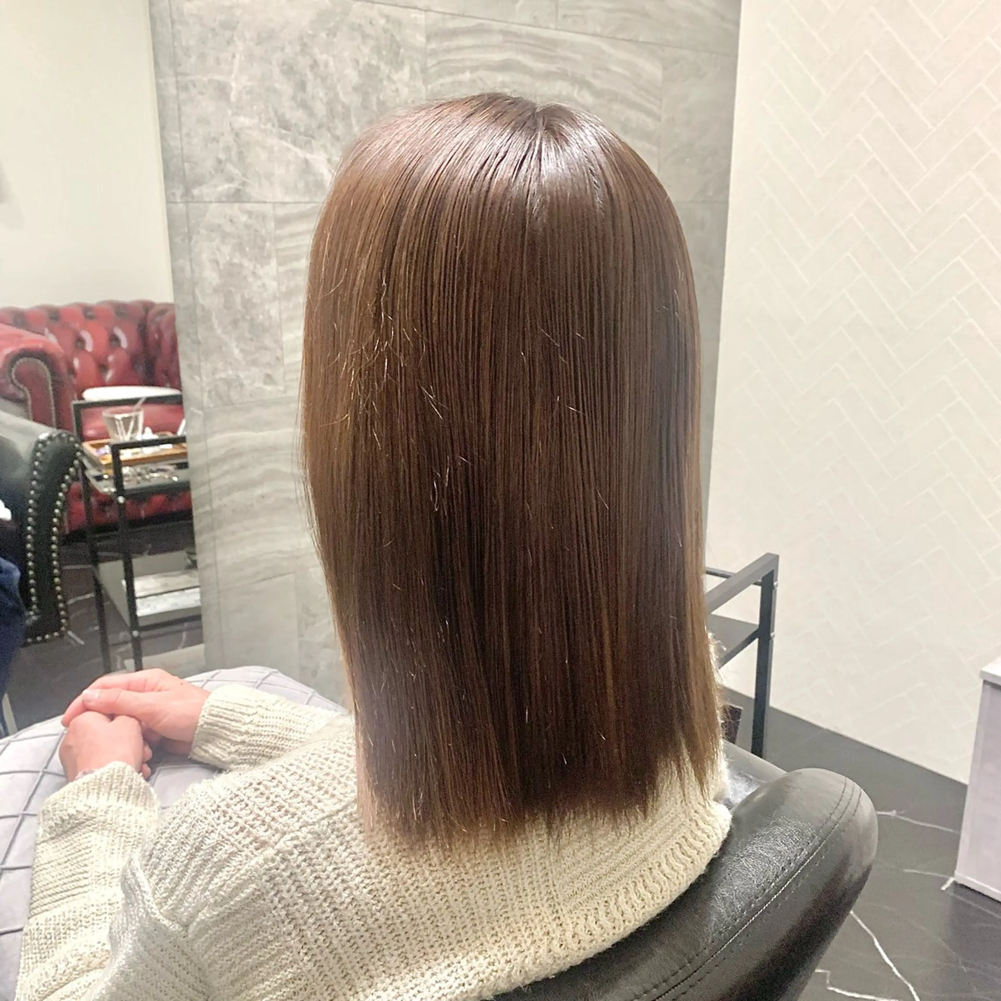 ミディアム 鈴木 まゆのヘアスタイル