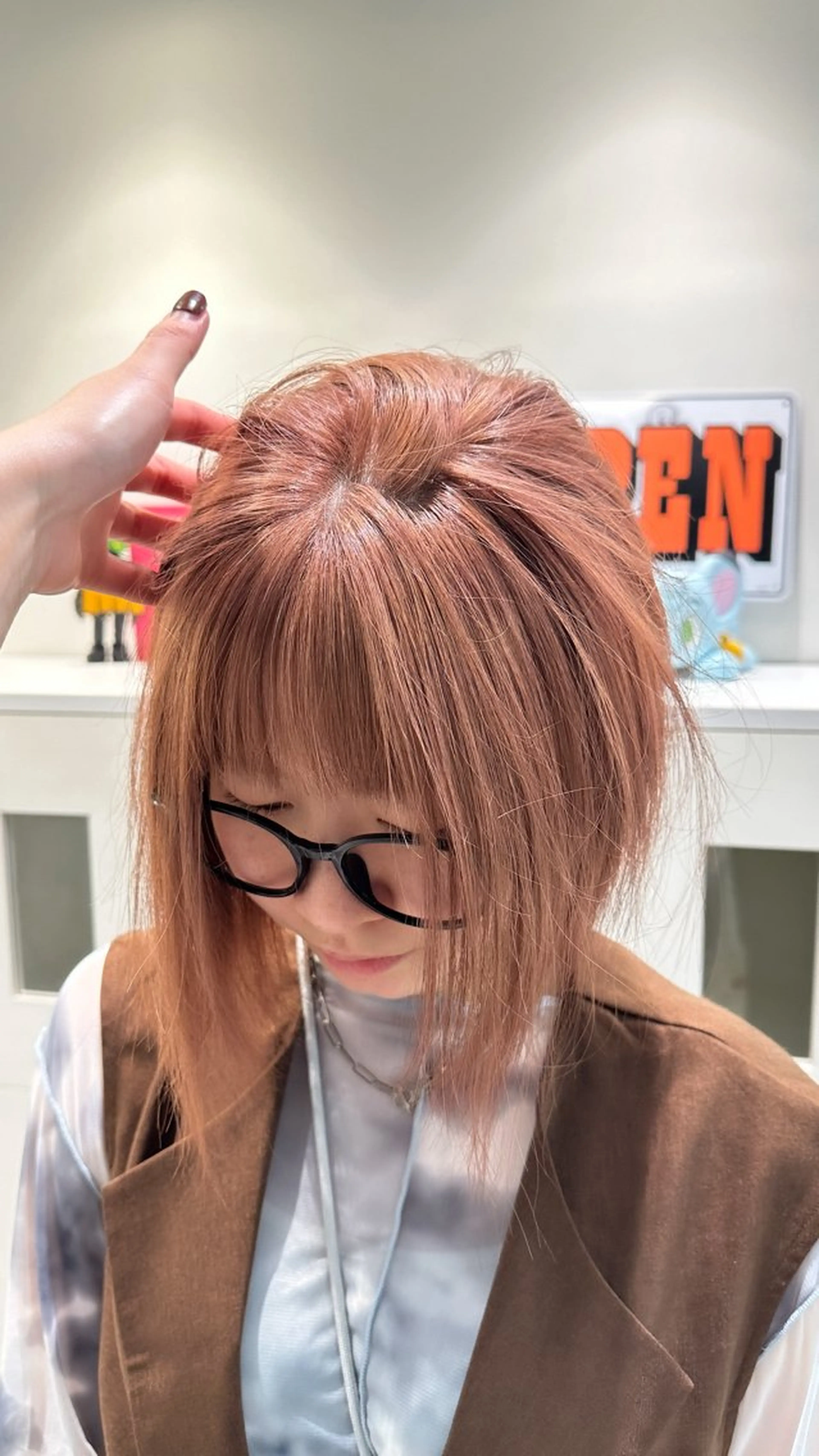 ショート カラー 似合わせカット ヘアカラー 西野 未桜のヘアスタイル