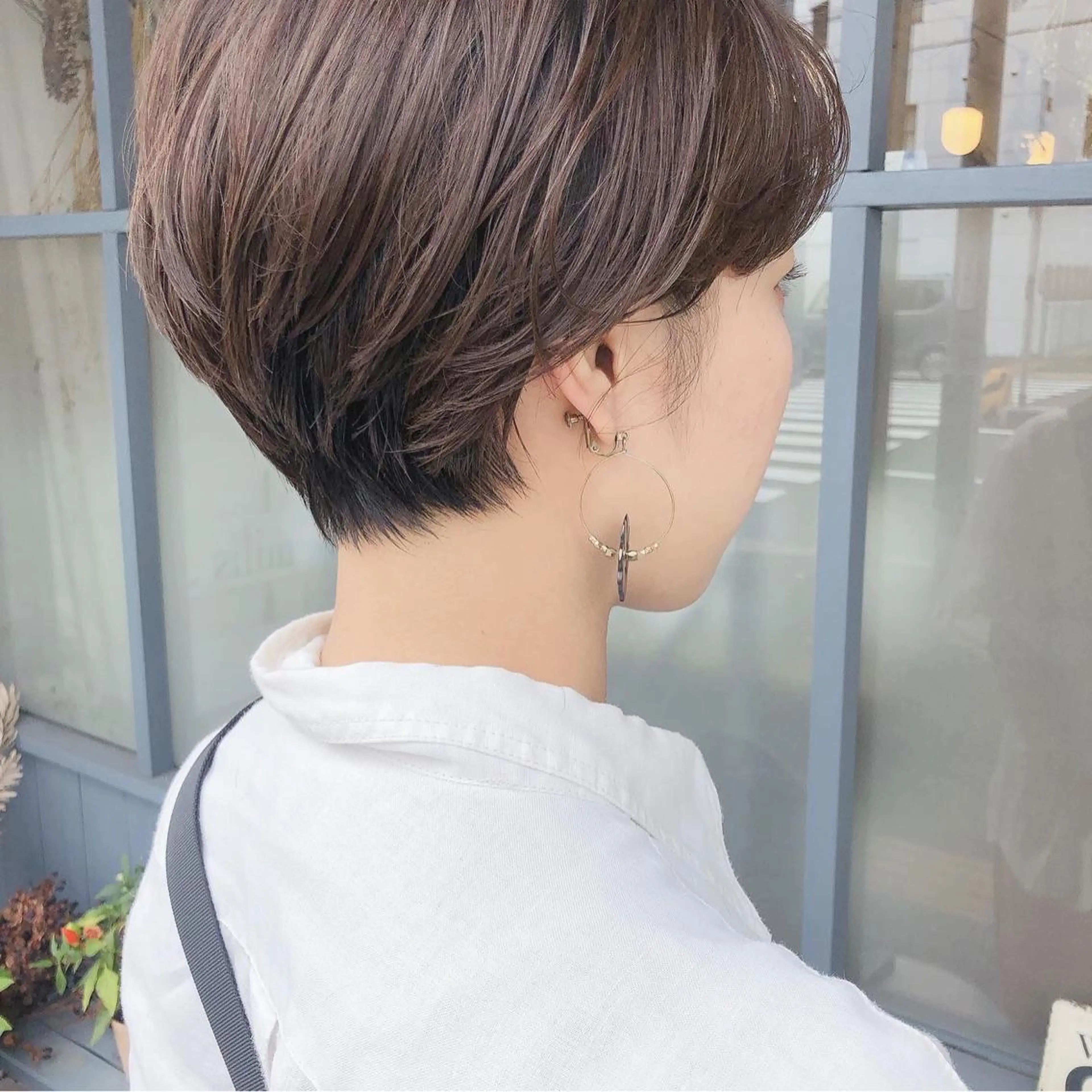 ショート ショートヘア ヤマモト マイのヘアスタイル