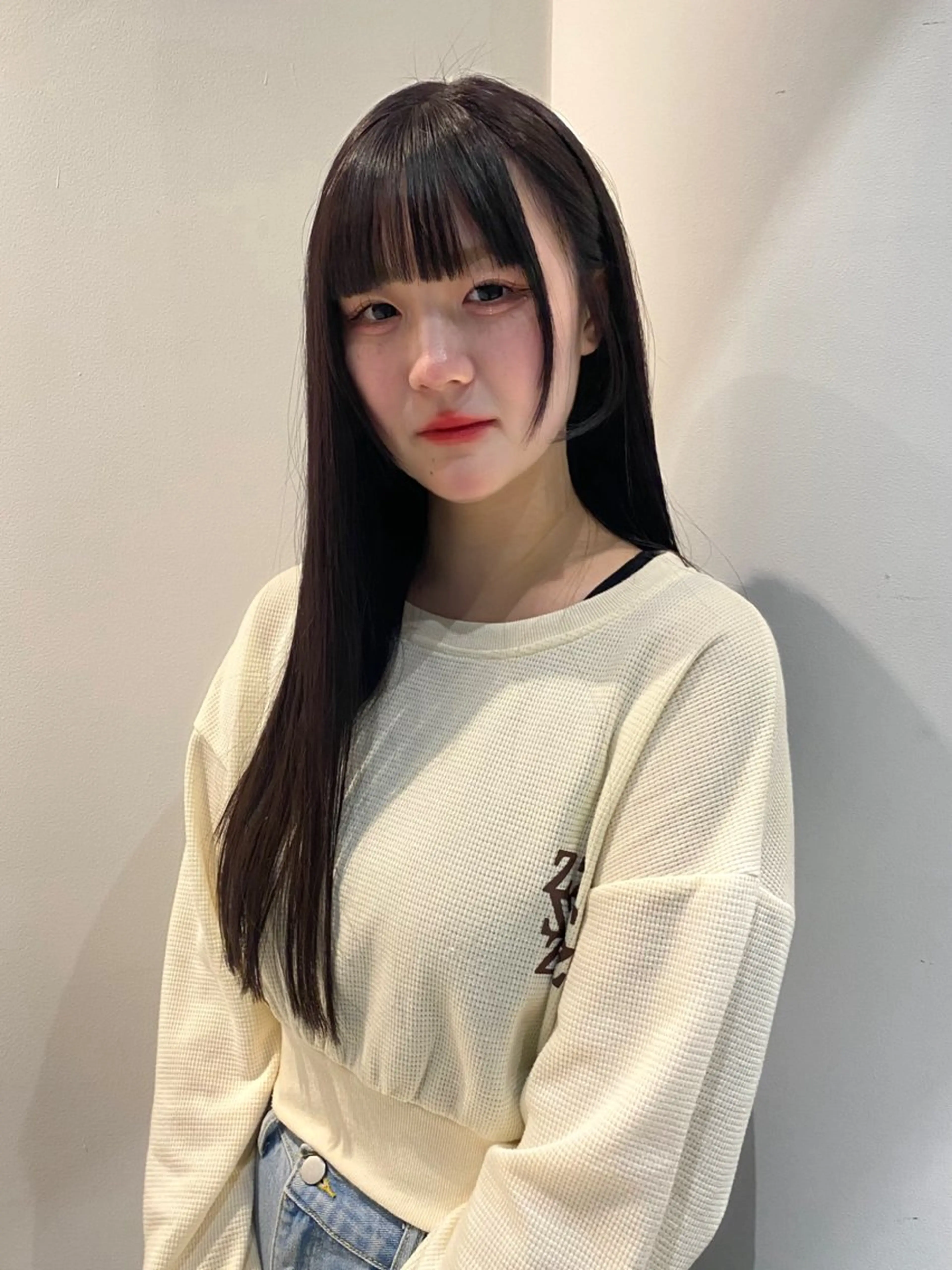 ロング カラー ブリーチ ブリーチなしカラー カット ヘアカラー トリートメント mai / linoah˚✧のヘアスタイル