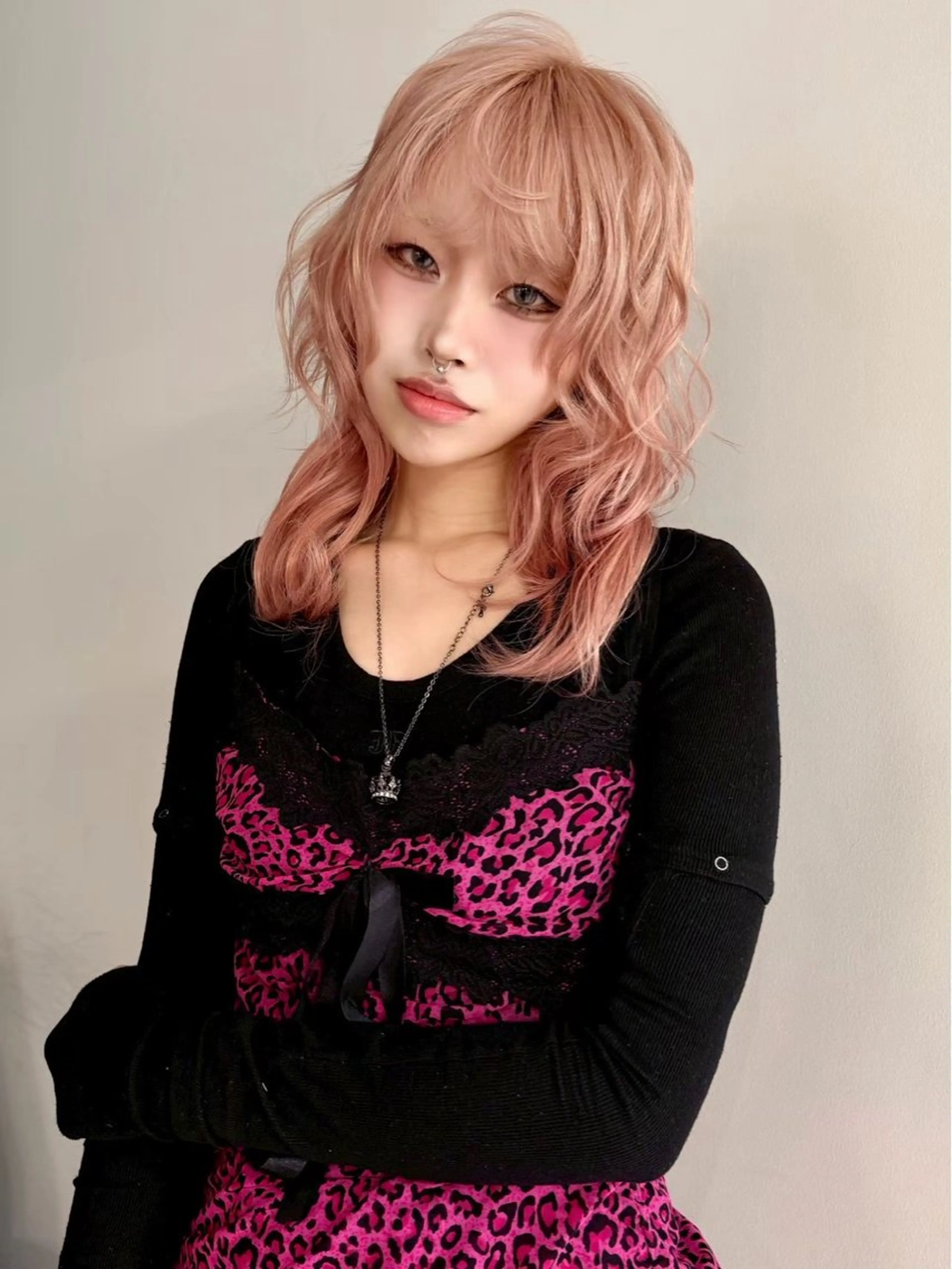 ミディアム ヘアカラー iris🌙 miyuのヘアスタイル
