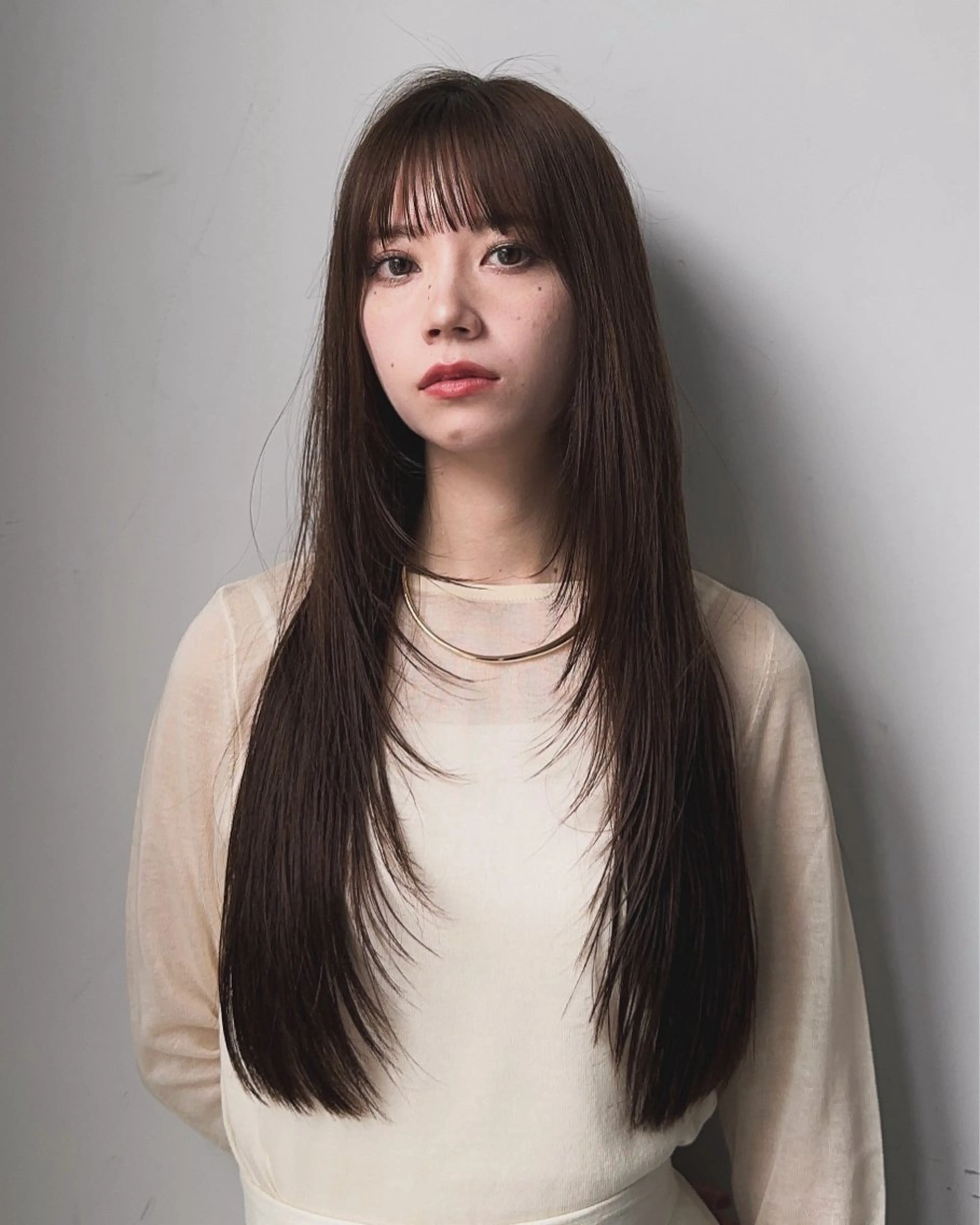 ❣️月1のメンテナンスクーポン❣️透明感カラー+前髪カット✂︎の写真