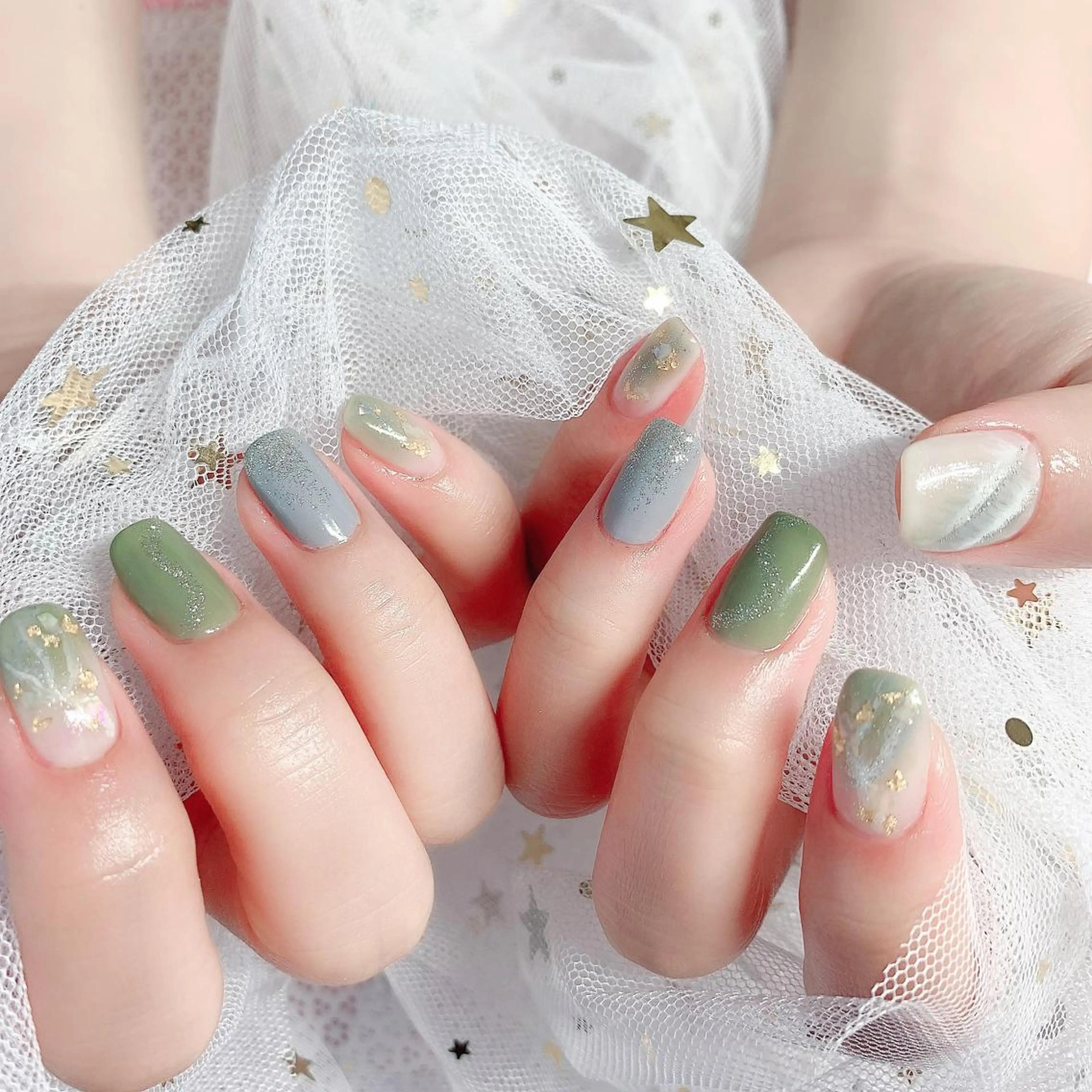 カラー ネイル Moonstone Salonのネイルデザイン