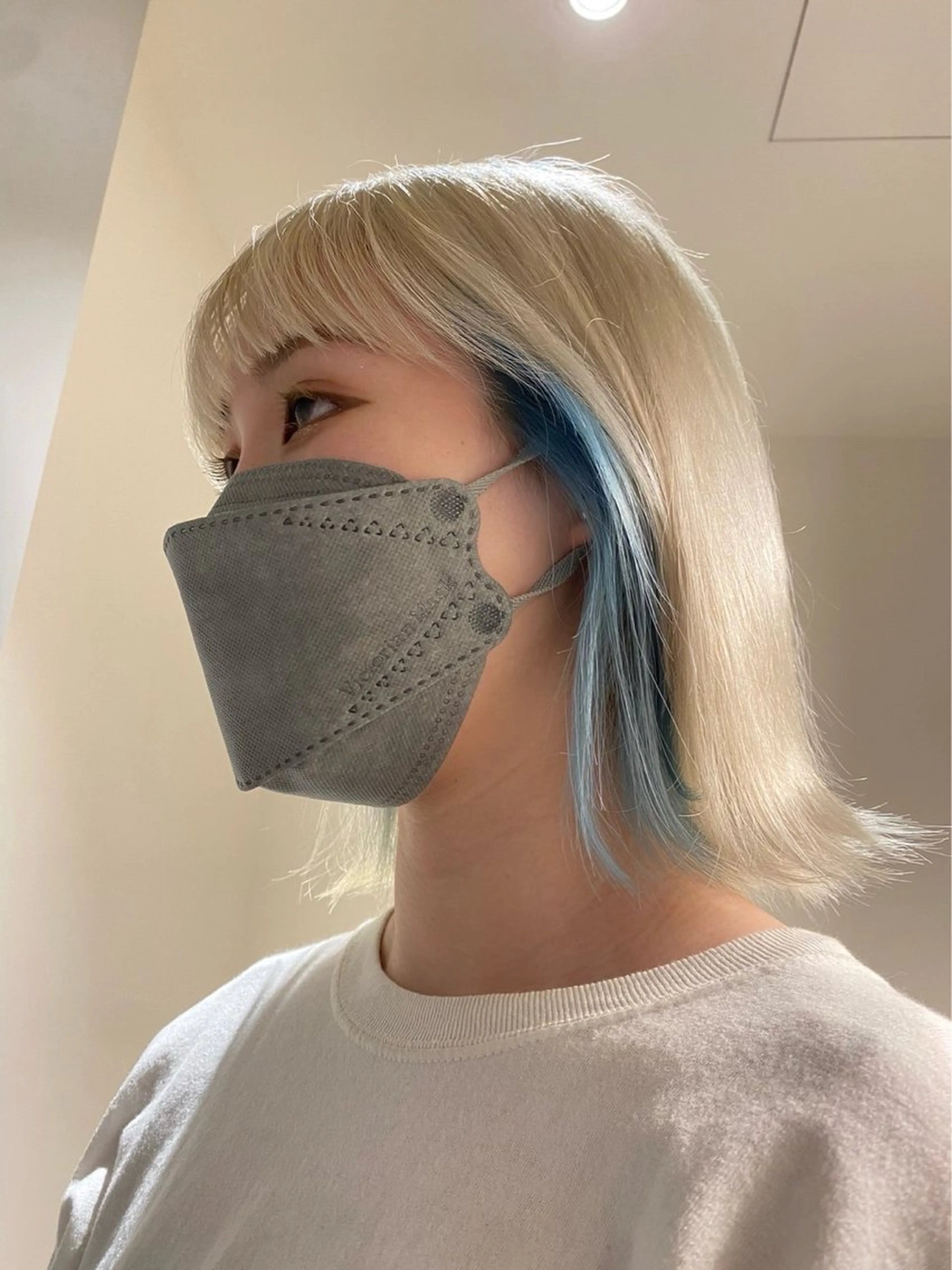 ミディアム カラー ハイトーン×髪質改善 Gran Luciaのヘアスタイル