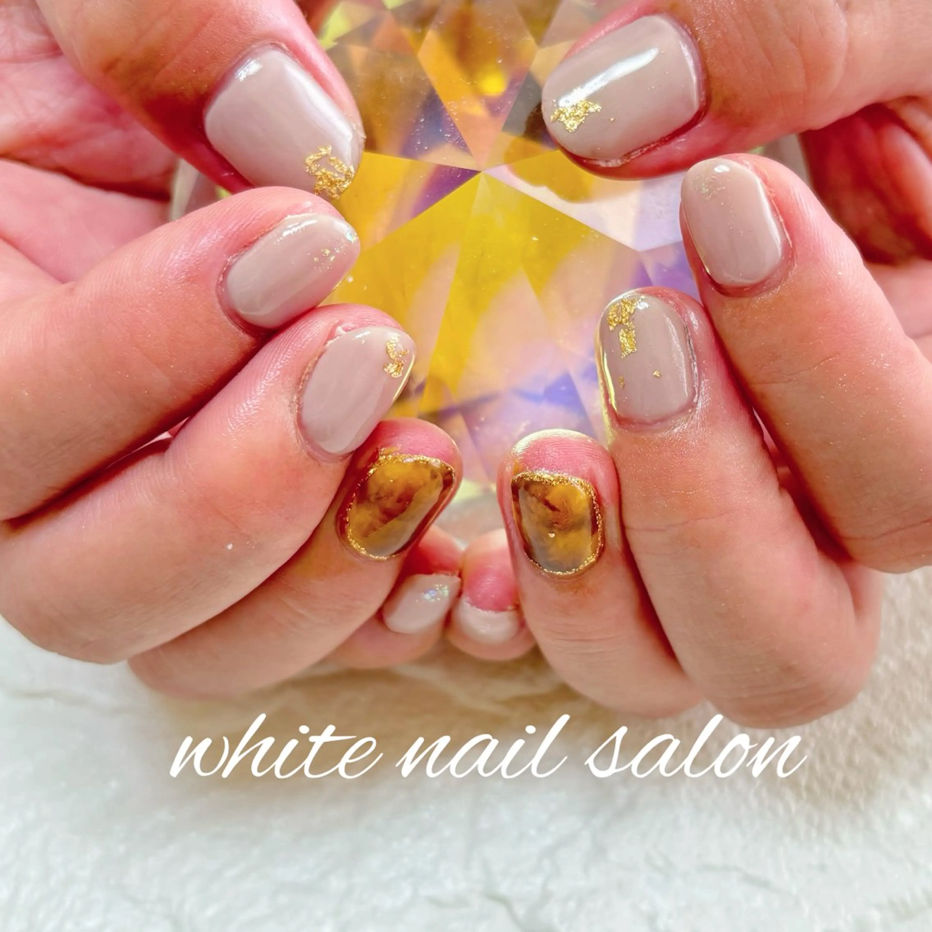 ネイル フットネイル ハンドネイル white nail salonのネイルデザイン