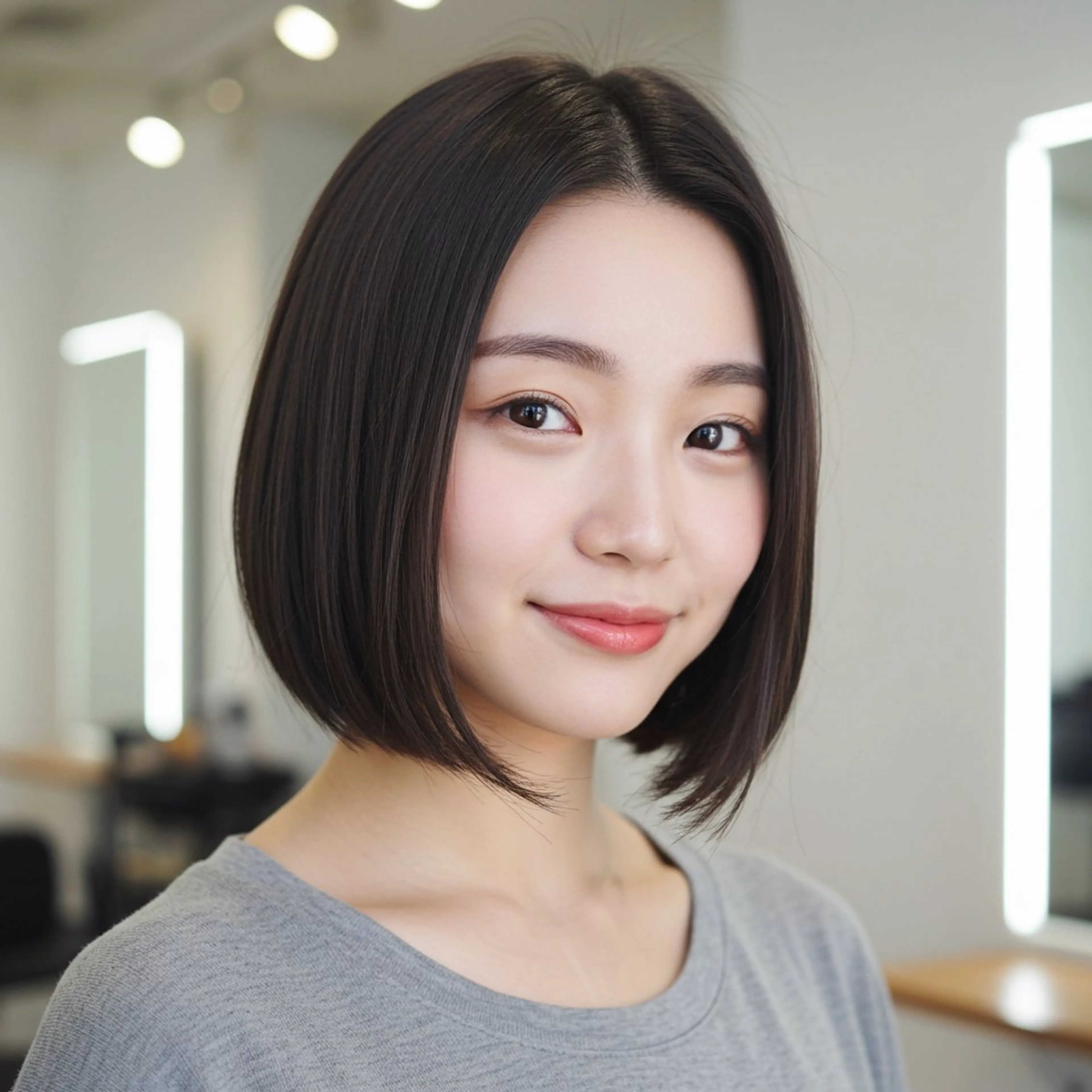 ミディアム 似合わせボブ✖️ 韓国レイヤー✨小関のヘアスタイル