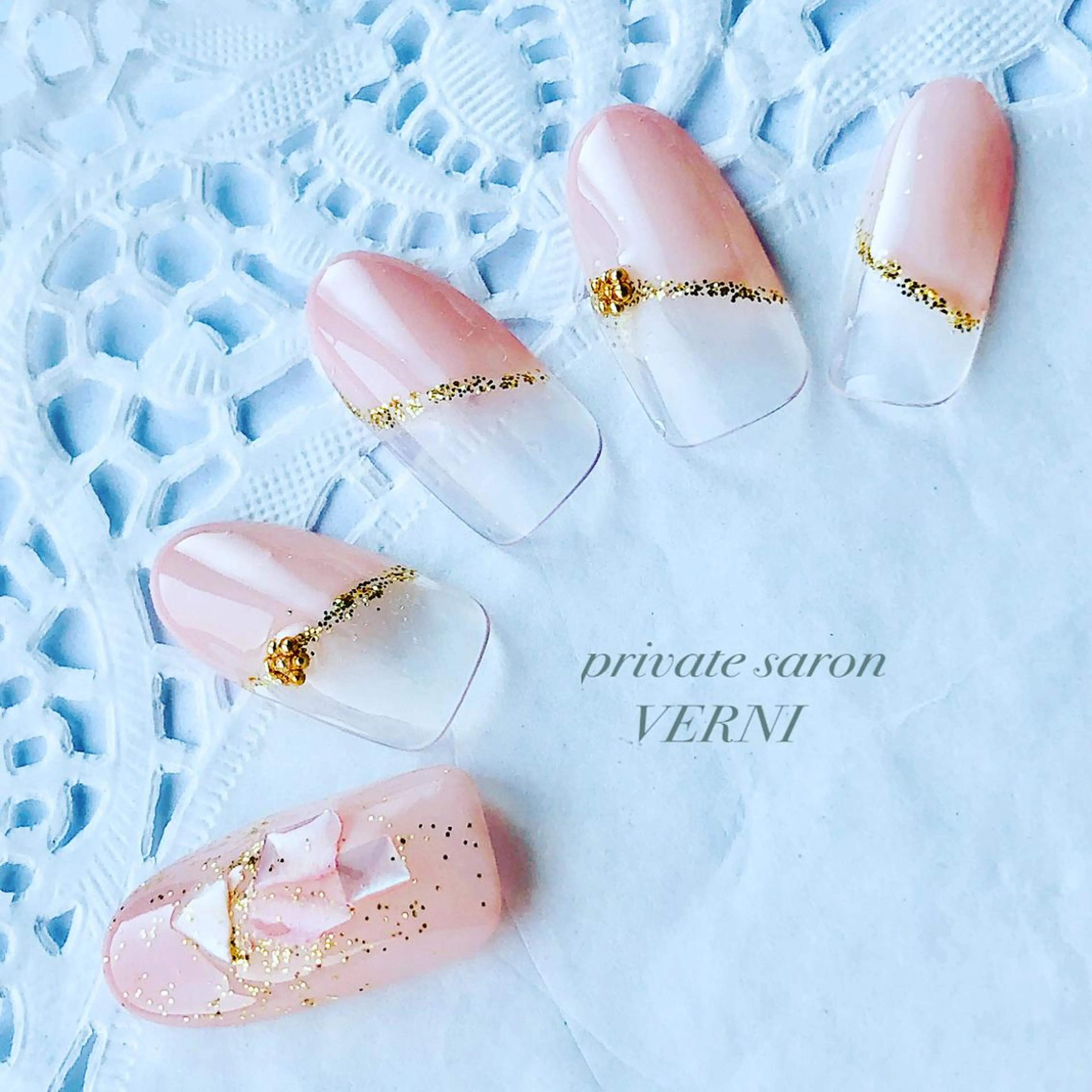 ネイル 自爪育成ネイルサロン ヴェルニのネイルデザイン