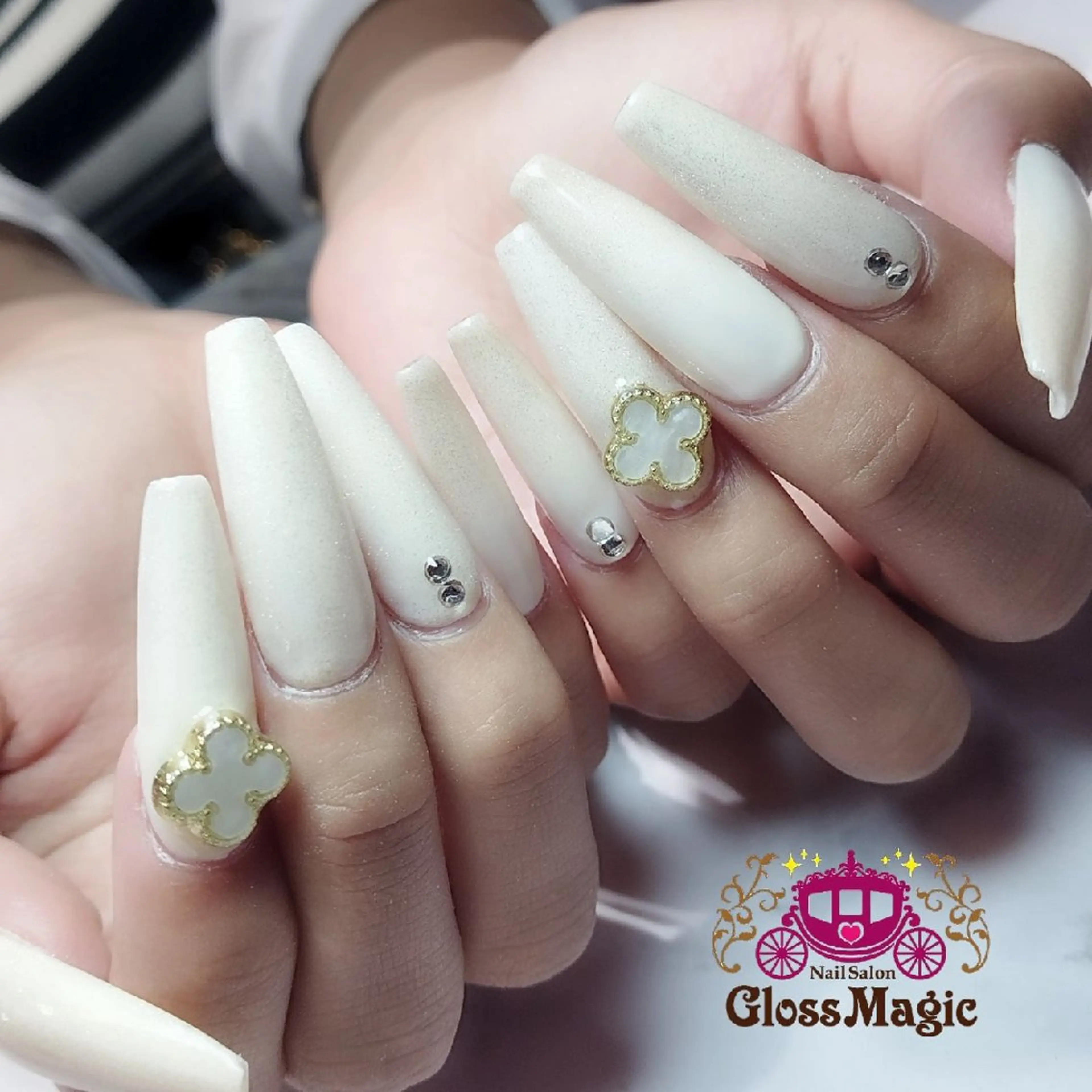 ネイル ロングネイル ネイルチップ ハンドネイル あ きのネイルデザイン