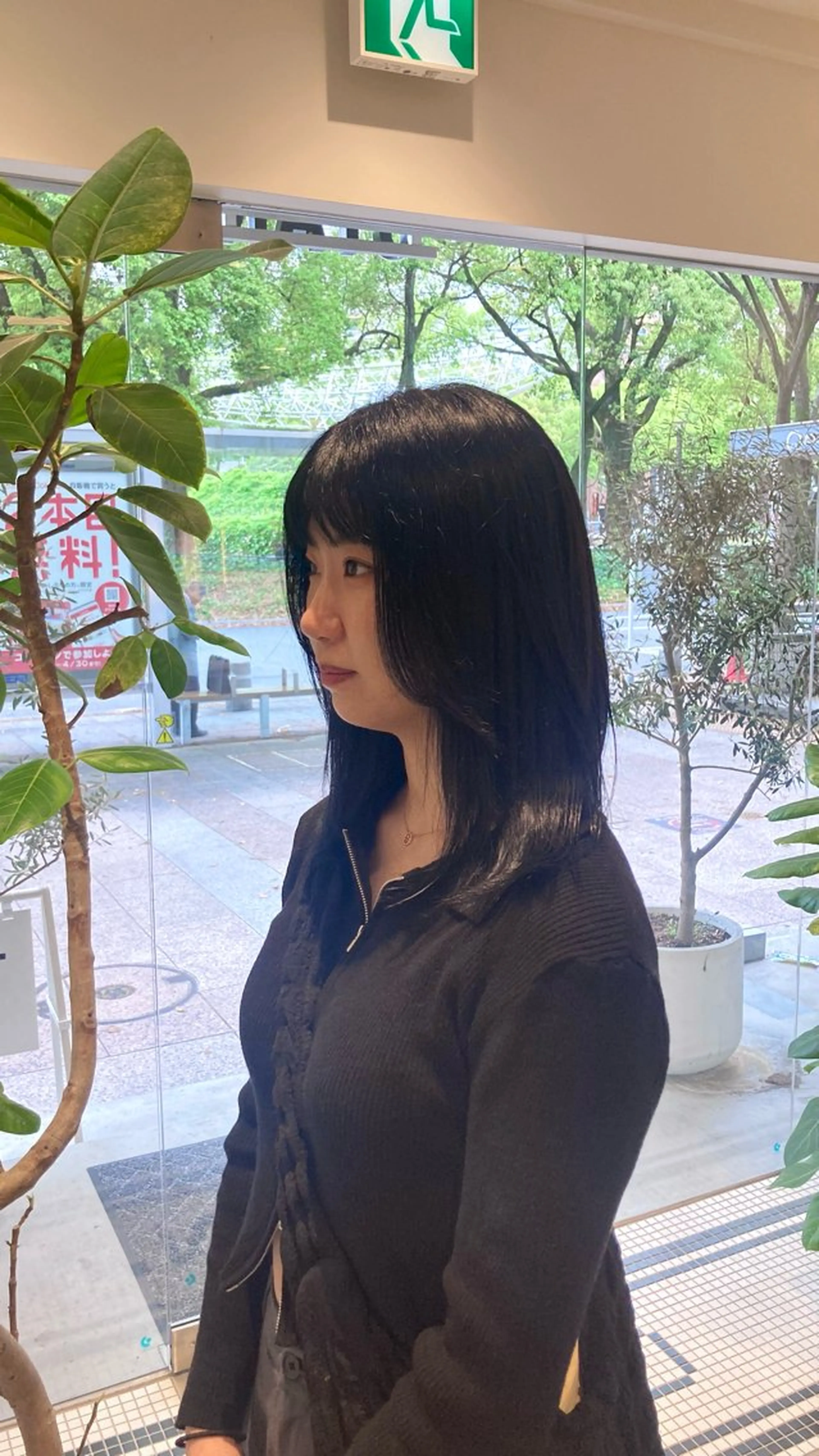 ミディアム カラー 久野紗愛 【髪質改善　艶髪】のヘアスタイル