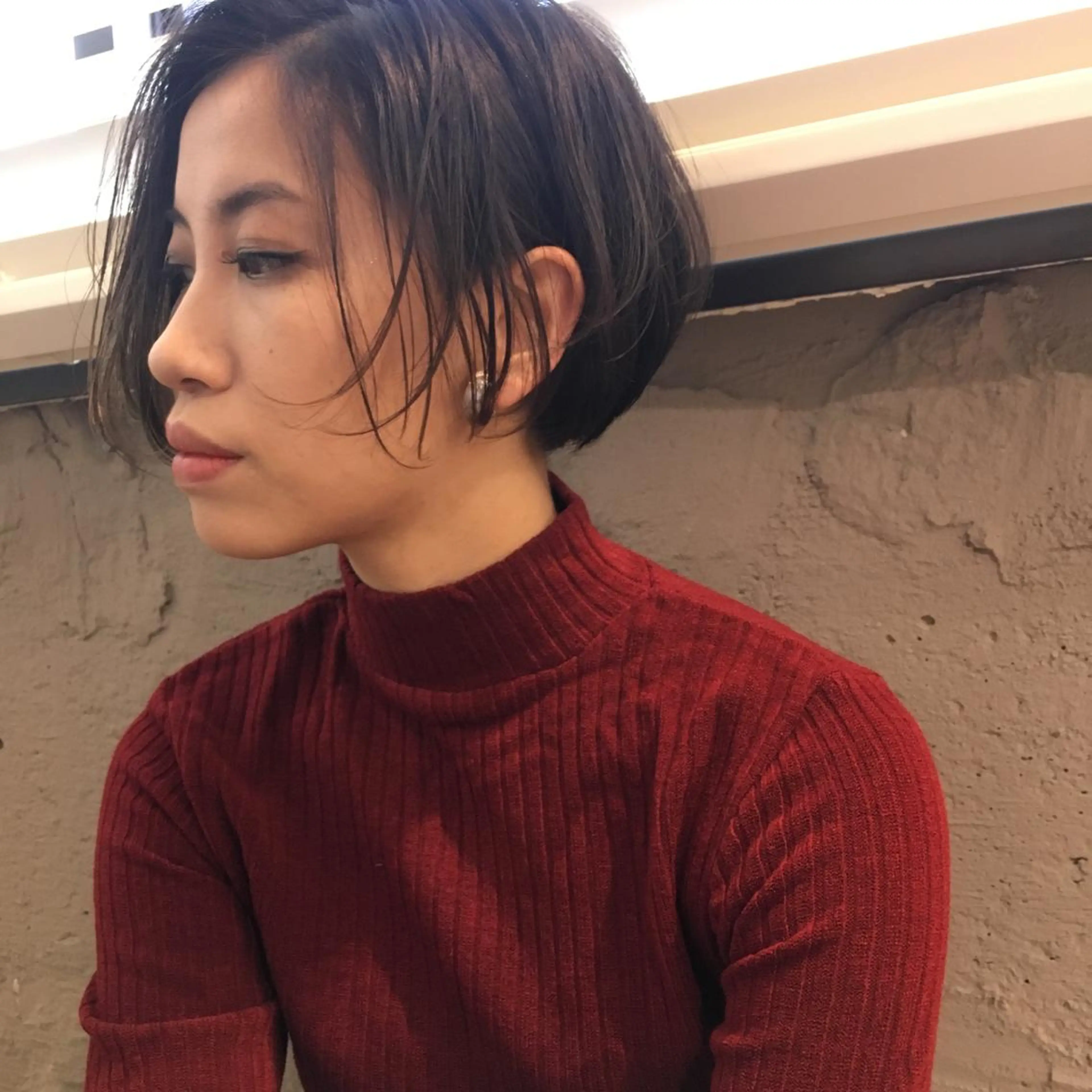 ショート カラー レイヤーカット BLend 渋谷のヘアスタイル