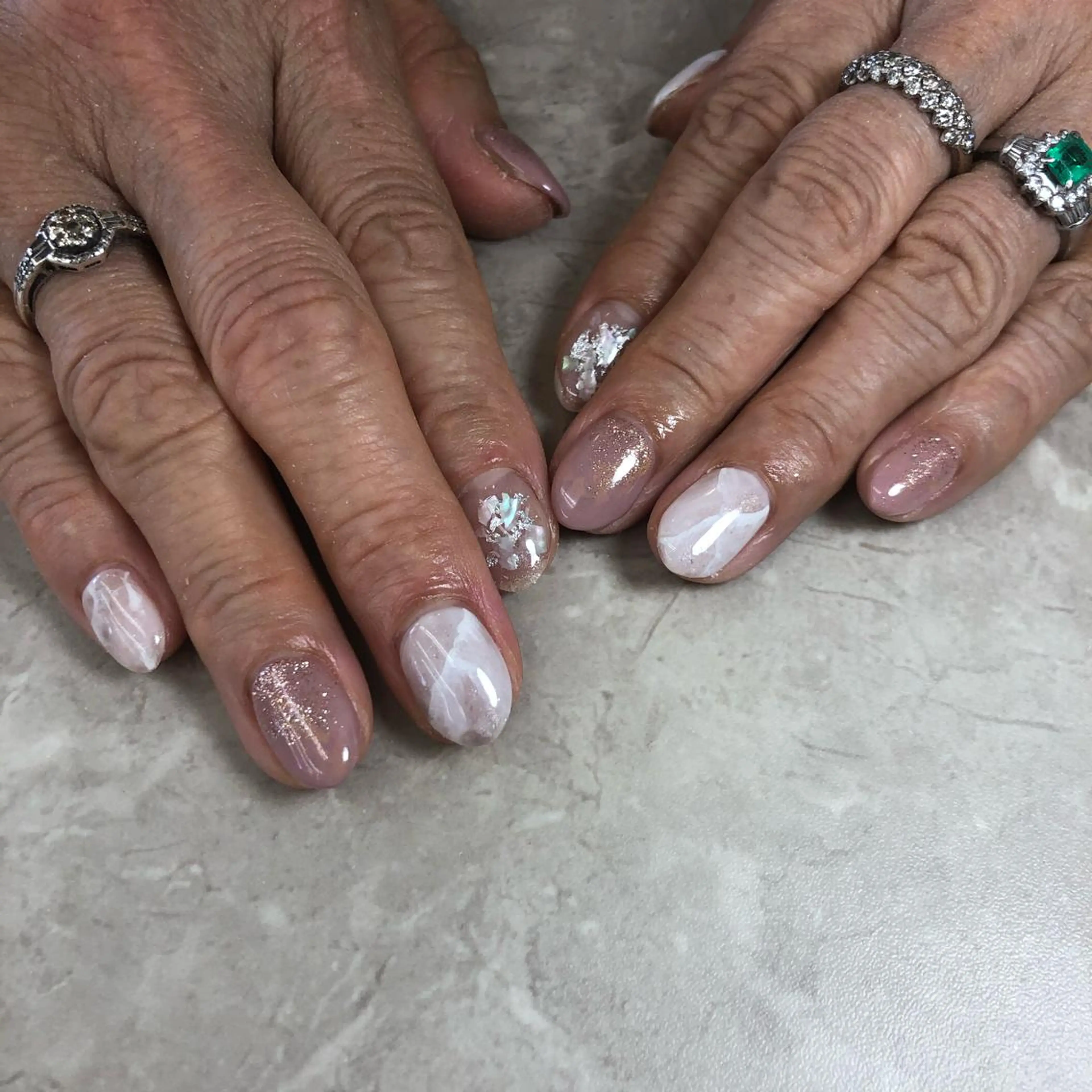 ネイル 大理石ネイル(マーブル) 1 9 9 7所属・nail 1997のネイルデザイン