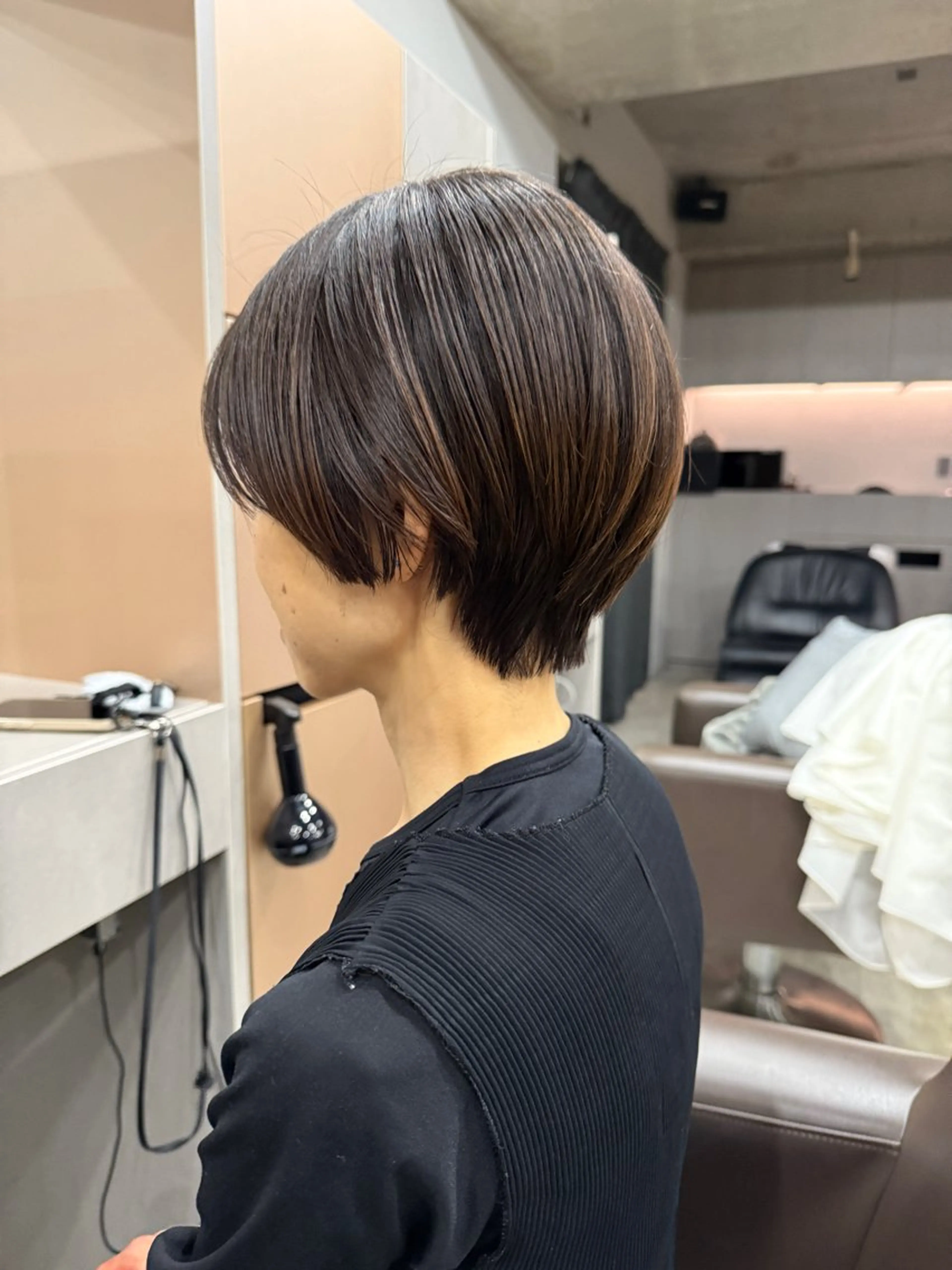 ショート カラー カット ヘアカラー トリートメント 表参道🌿赤み消し カラー/チナツのヘアスタイル