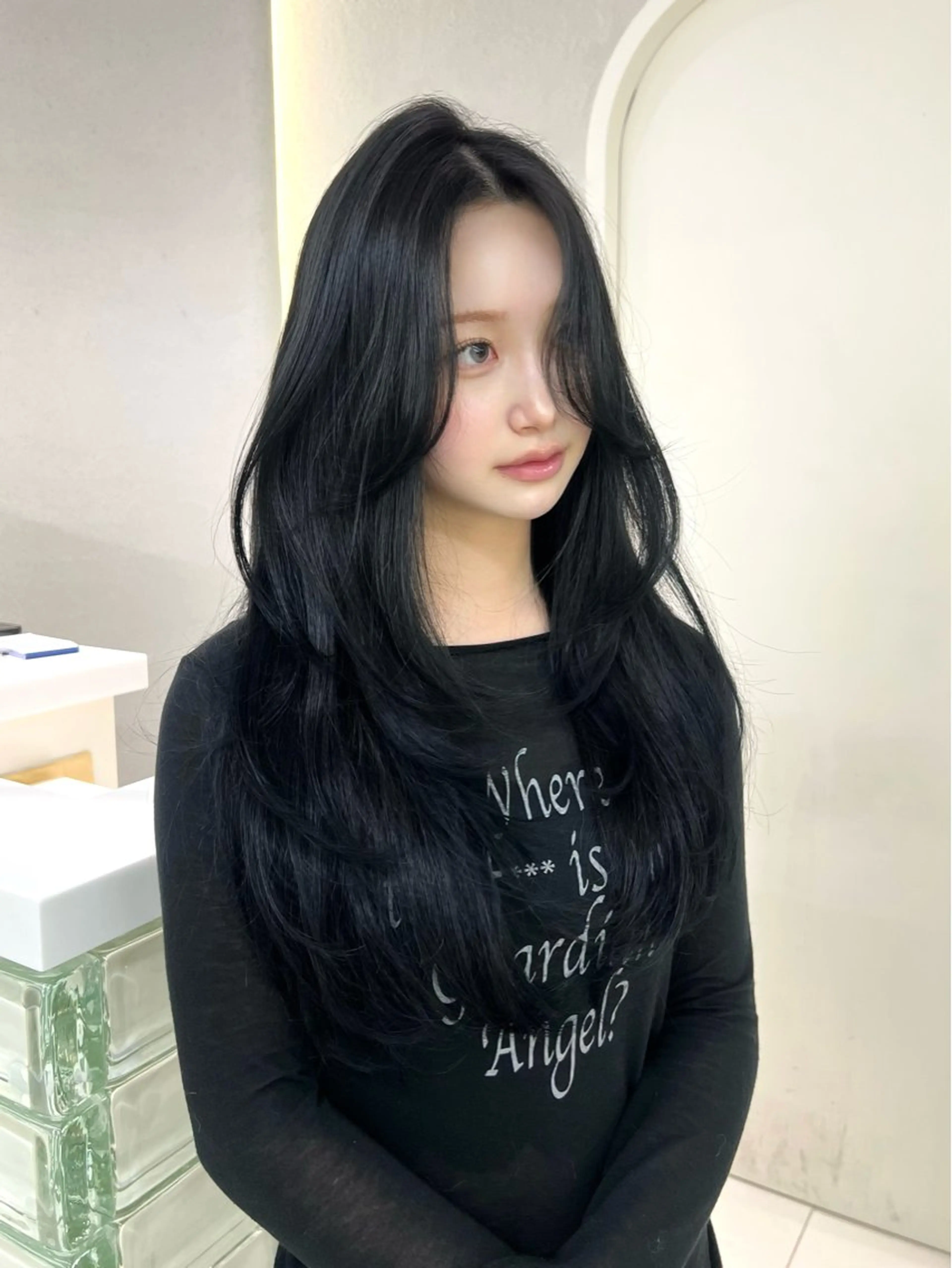 ロング カラー GAGA所属・GAGA AMIKAのヘアスタイル