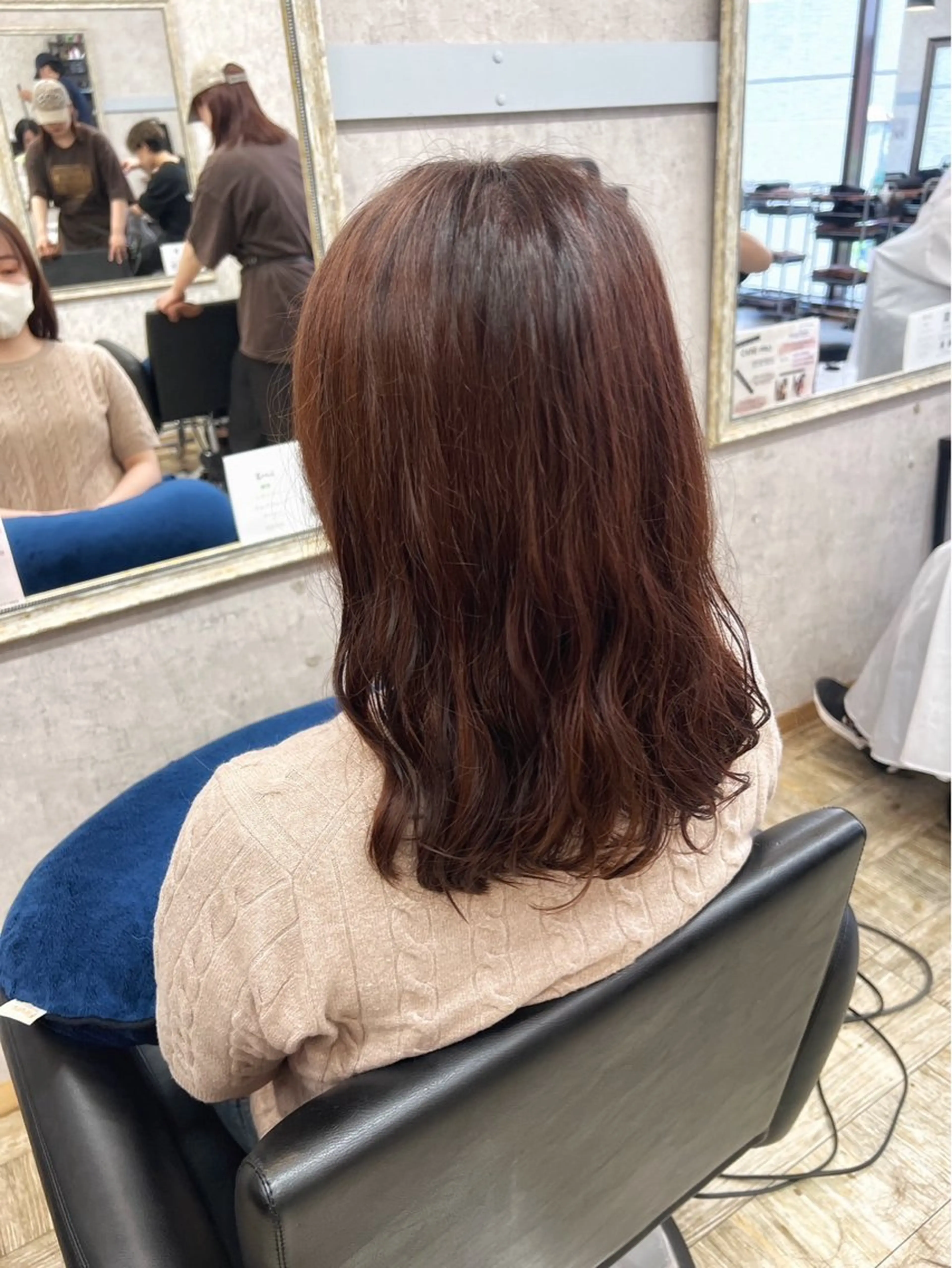 セミロング パーマ カット パーマ 🌻柳谷 心渚🌻のヘアスタイル