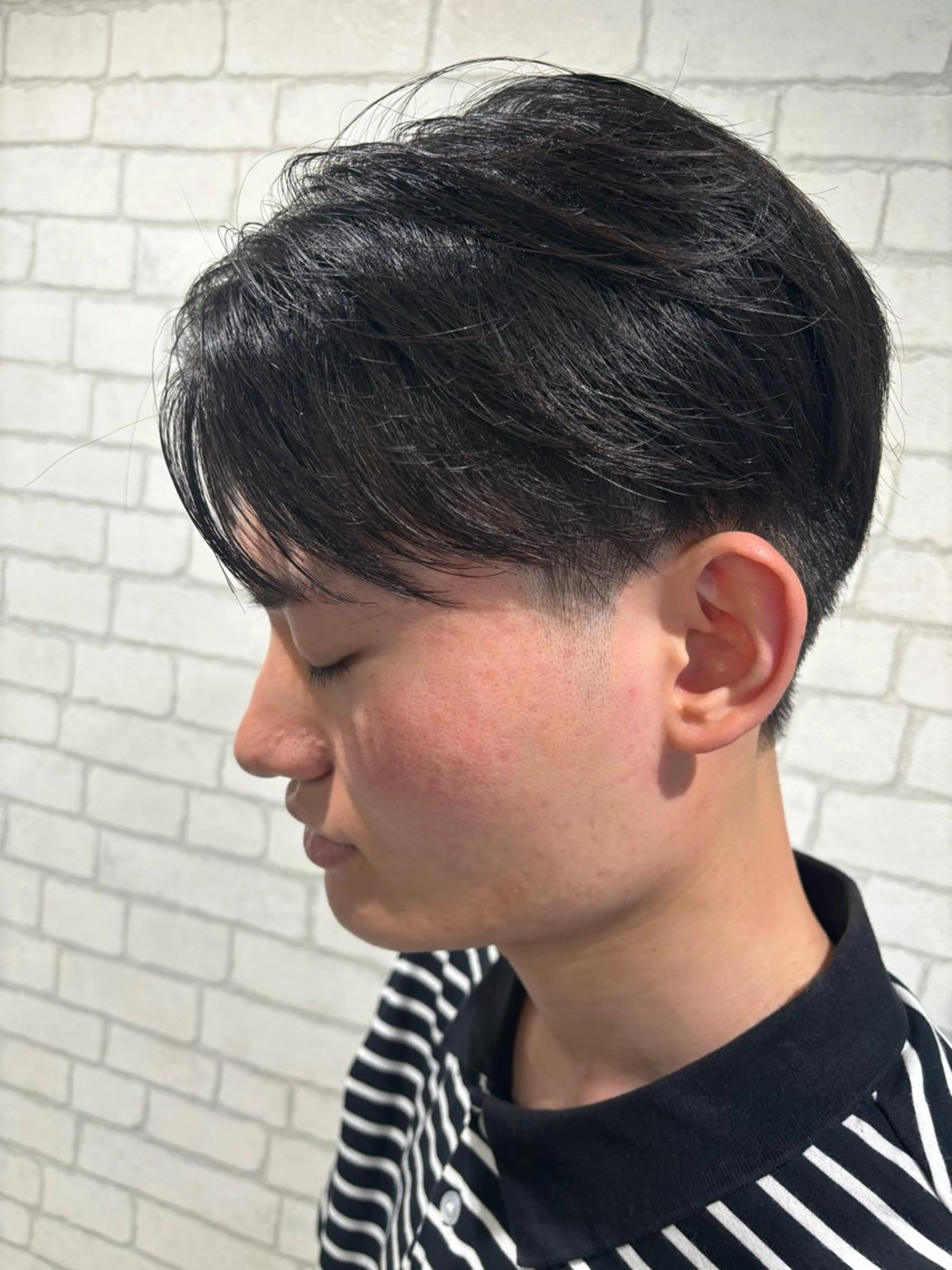 メンズ センターパート 刈り上げ カット メンズパーマ/メンズ カット/KOIROのヘアスタイル