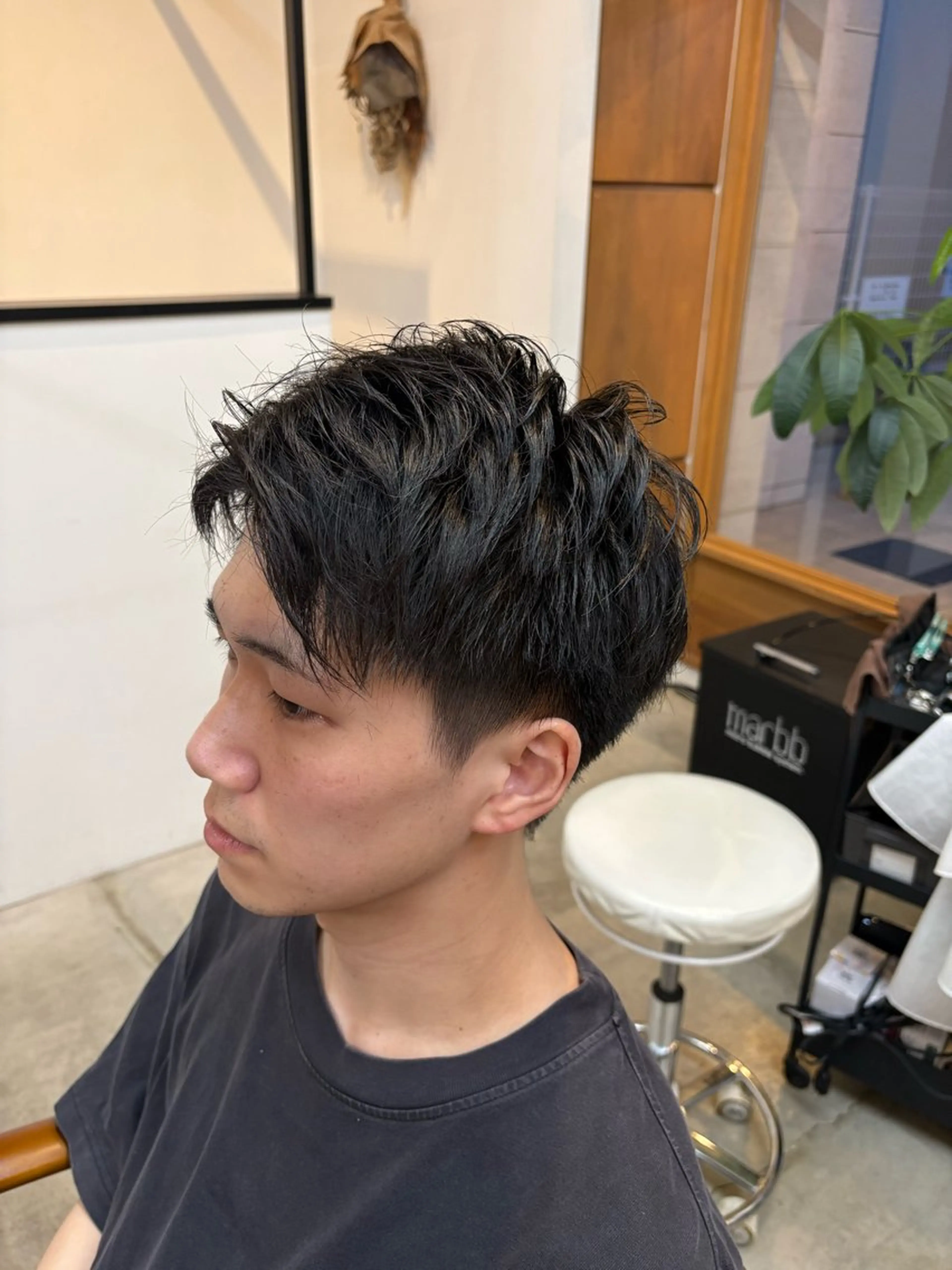 ショート メンズ 刈り上げ カット 吉沢 史翔のヘアスタイル