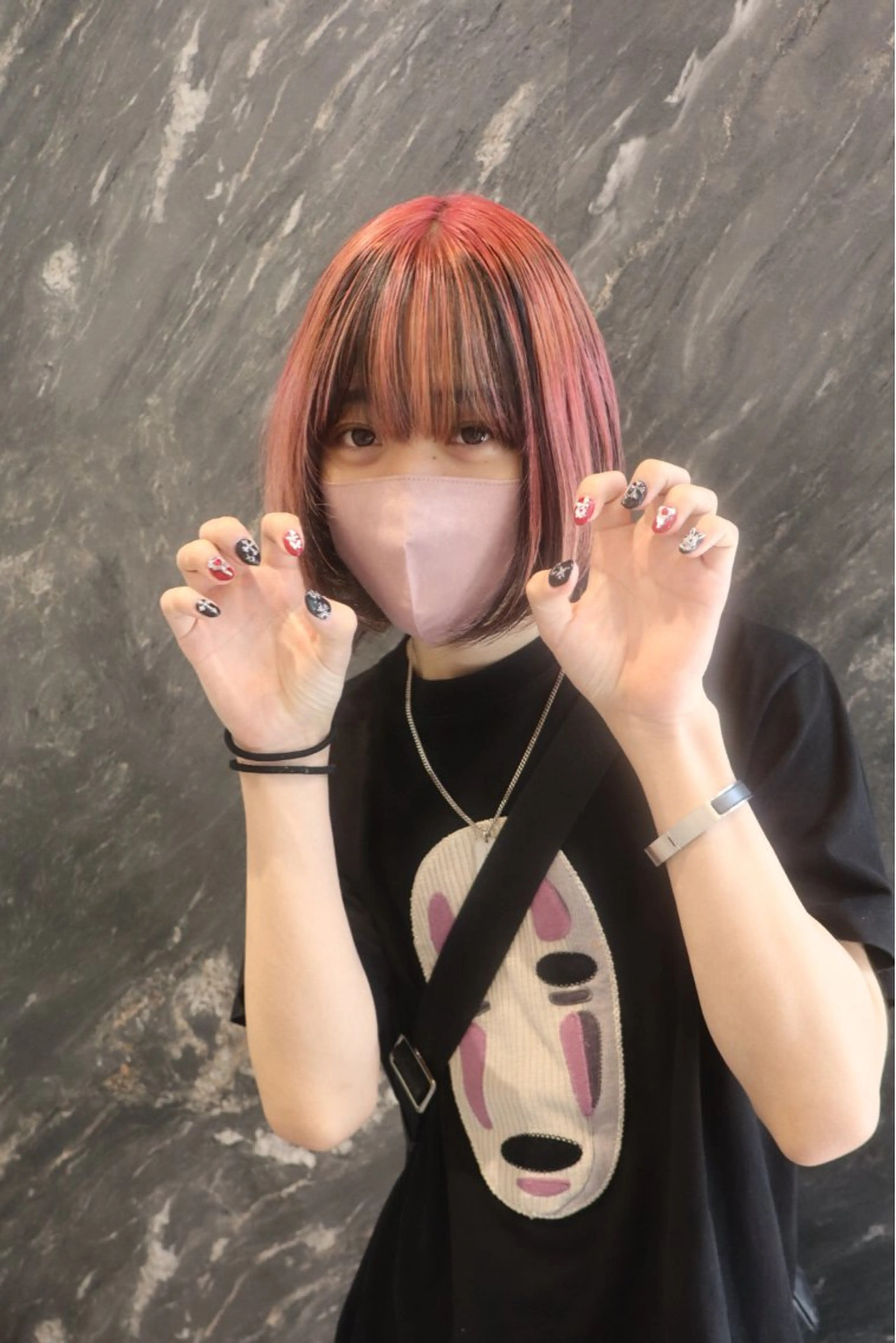 カラー メンズ レイヤーカット /ハイトーンchaoのヘアスタイル