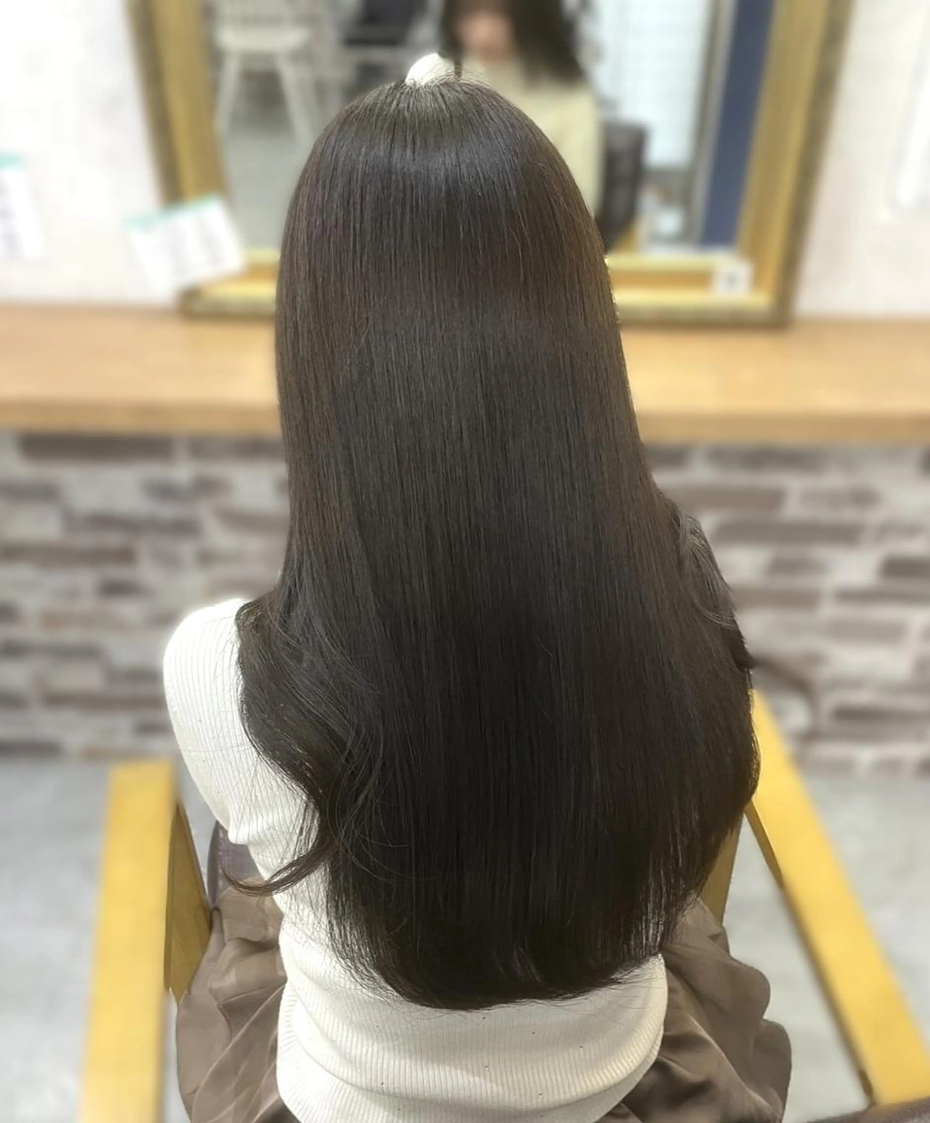 ✨触れたくなる艶髪✨髪質改善オーガニックカラー＋内部補修TRの写真