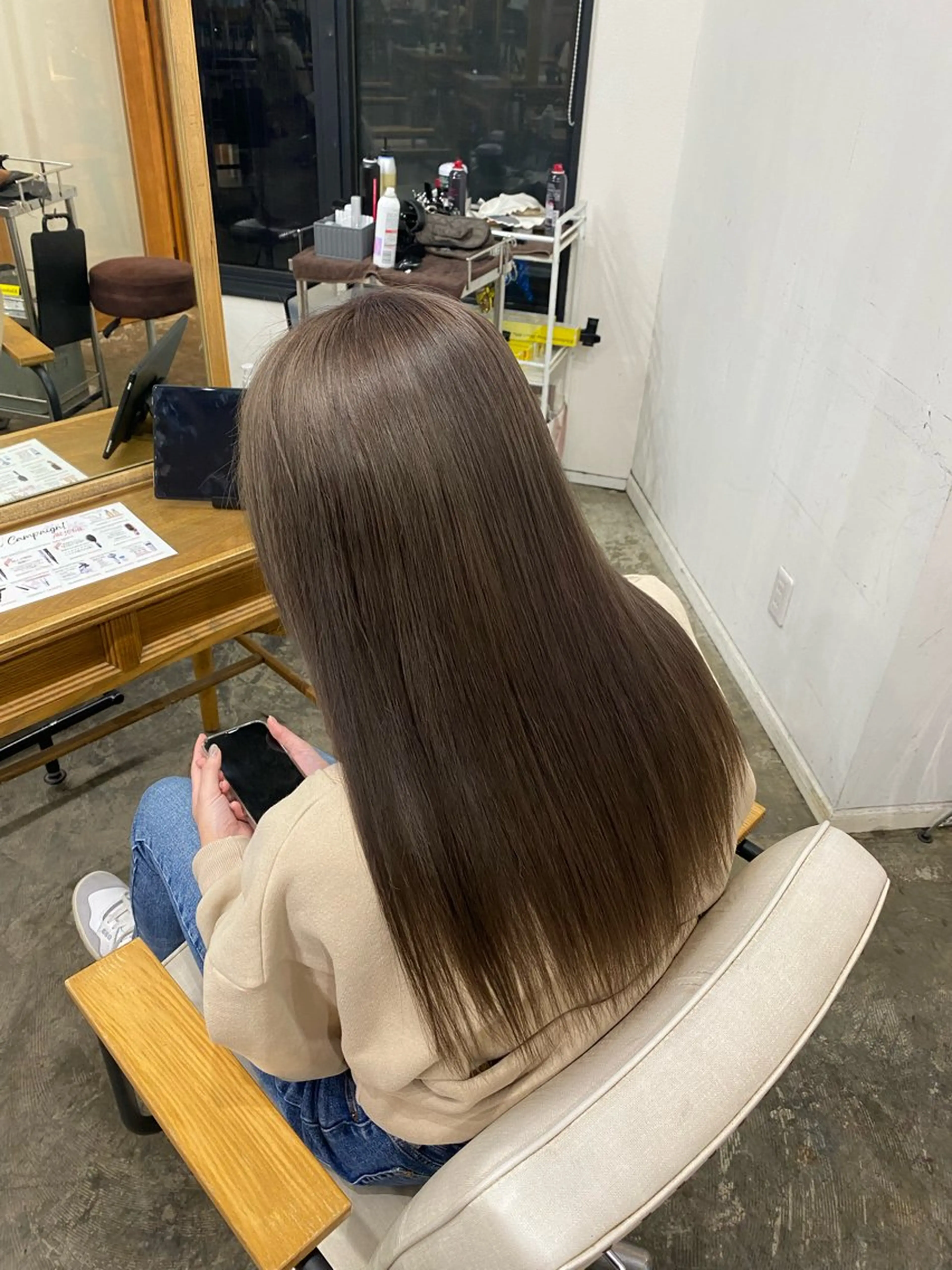 ロング カラー ヘアカラー トリートメント エクステモデル募集 💗大阪梅田/川上のヘアスタイル