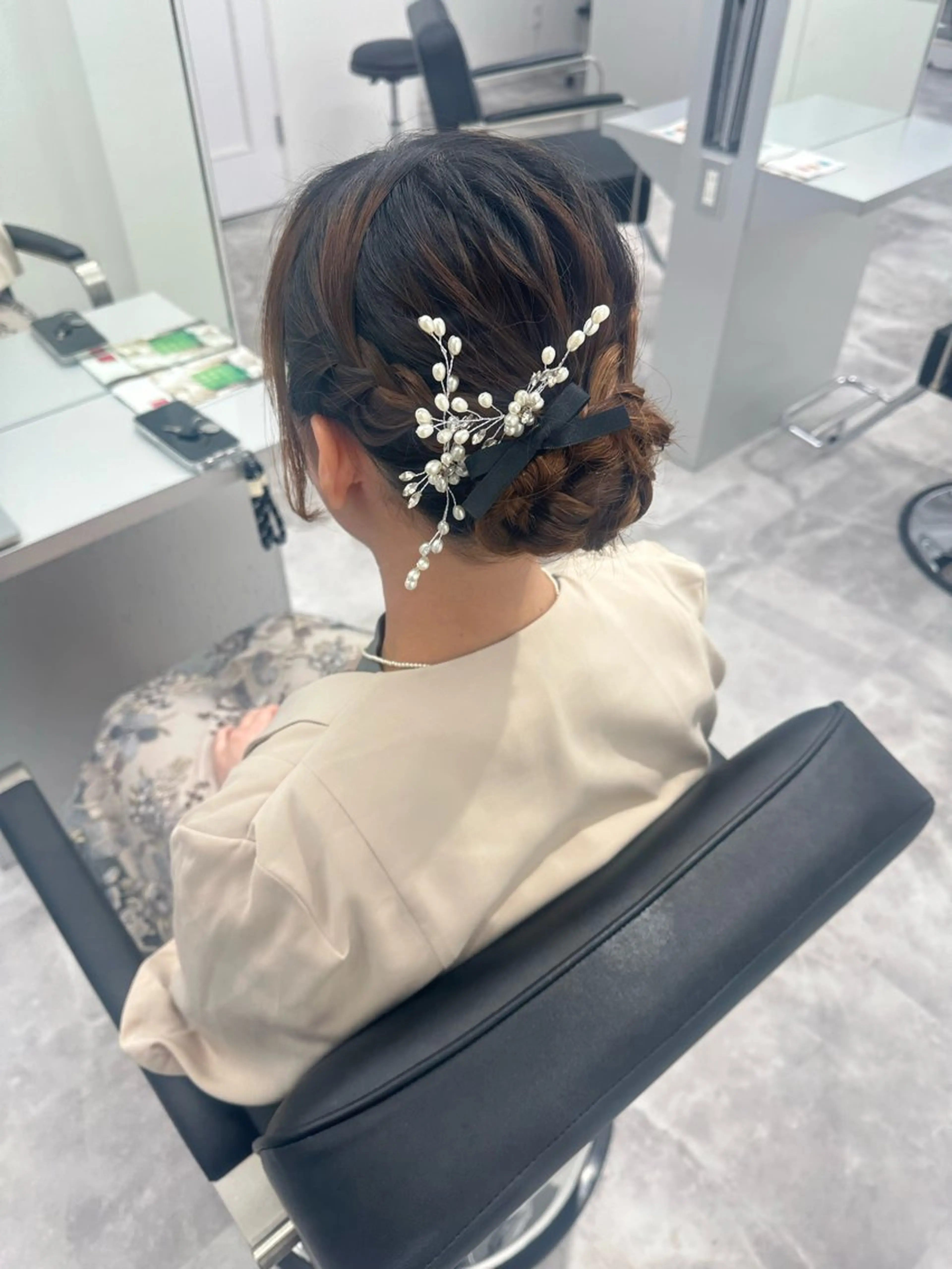 セミロング ヘアアレンジ ヘアセット 💜髪質改善推し💜 Sein.せりのヘアスタイル