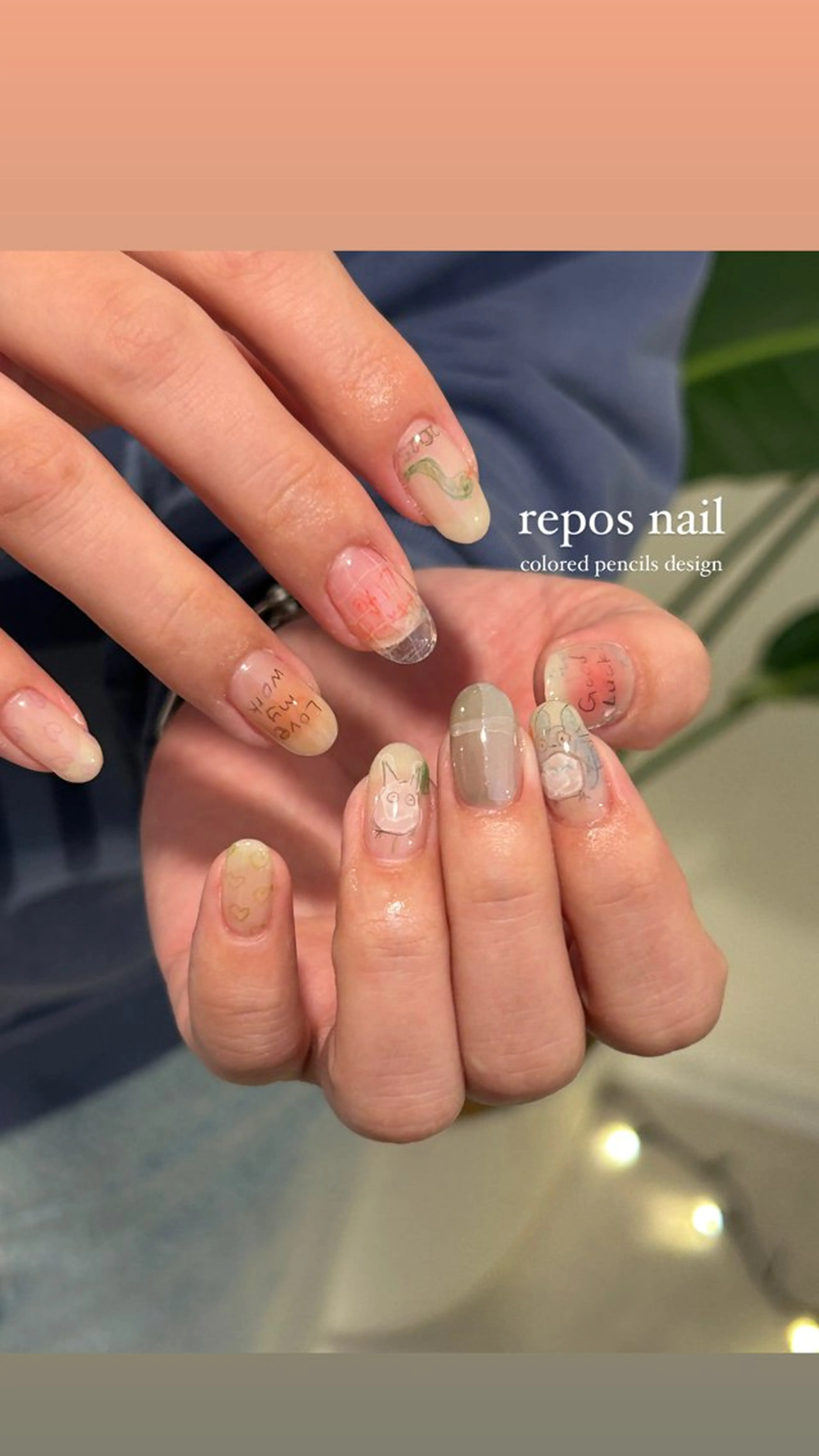 ネイル ハンドネイル repos-ルポ-所属・repos yoshitomeのネイルデザイン