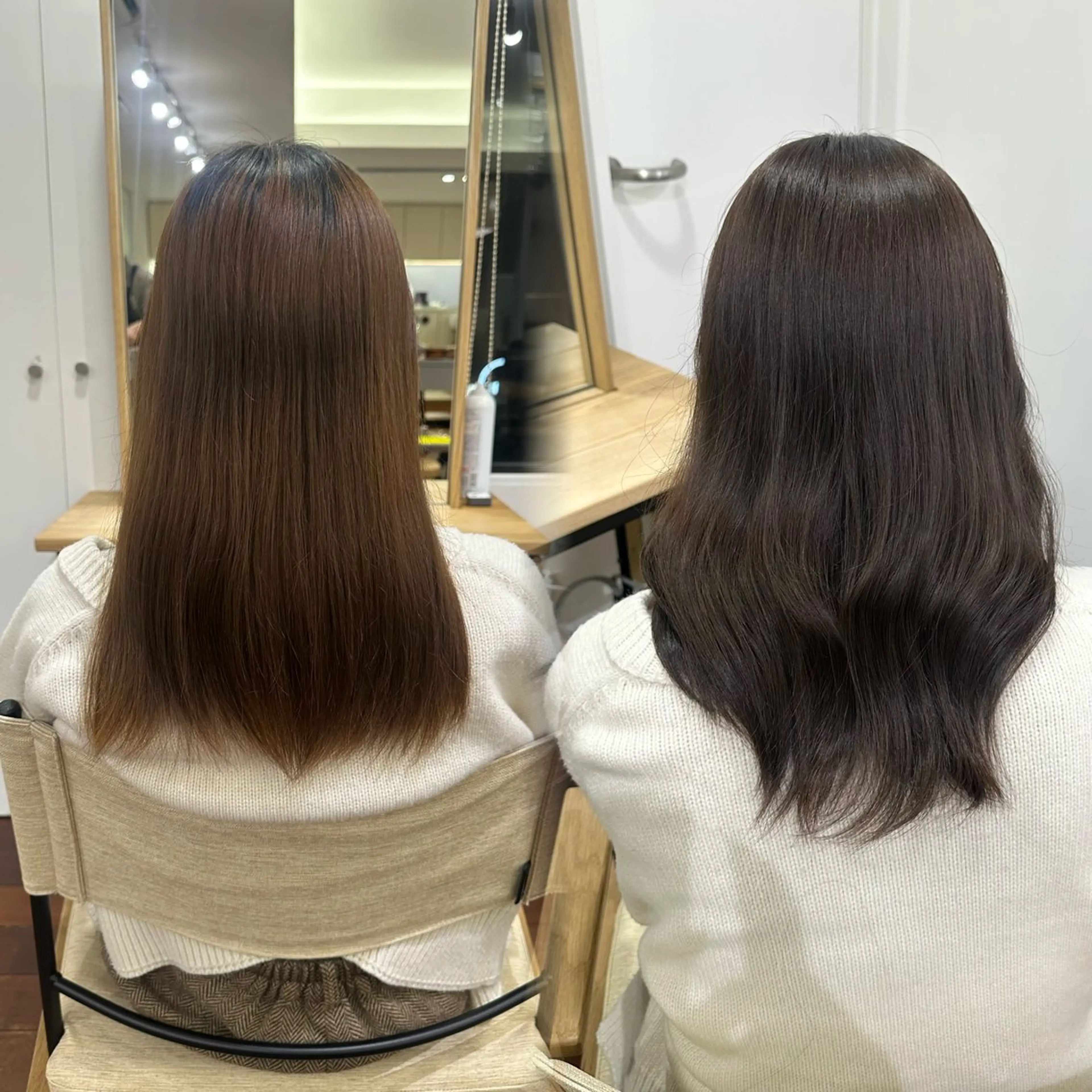 セミロング カラー ブラウンカラー ヘアカラー 🩷仙台/ワンカラー /えれな🩷のヘアスタイル